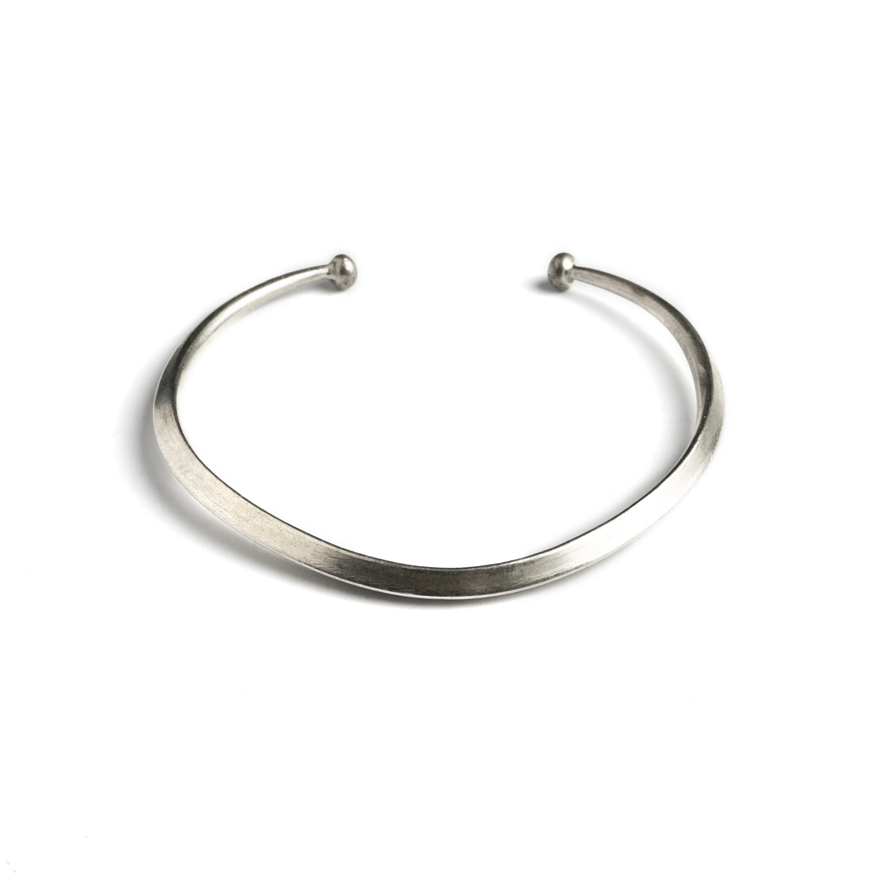 Mali Silver Cuff frontal view