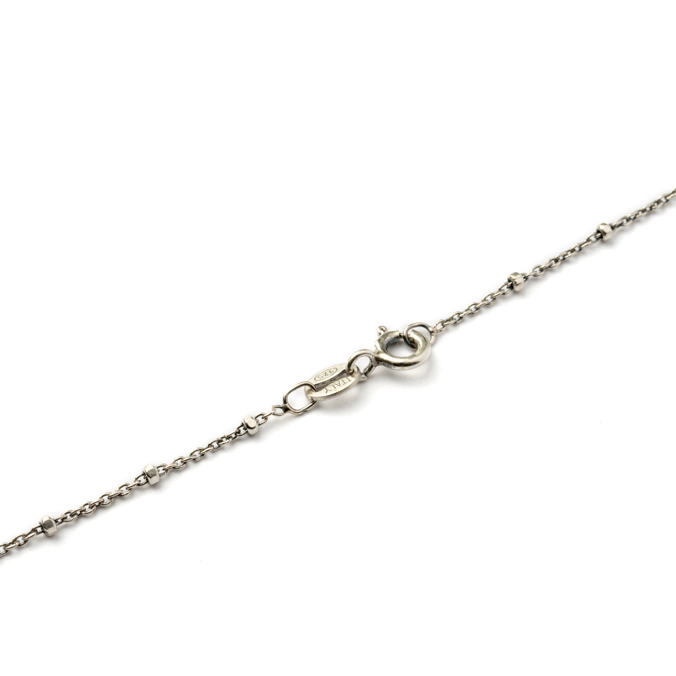 Dimond cut Silver Chain