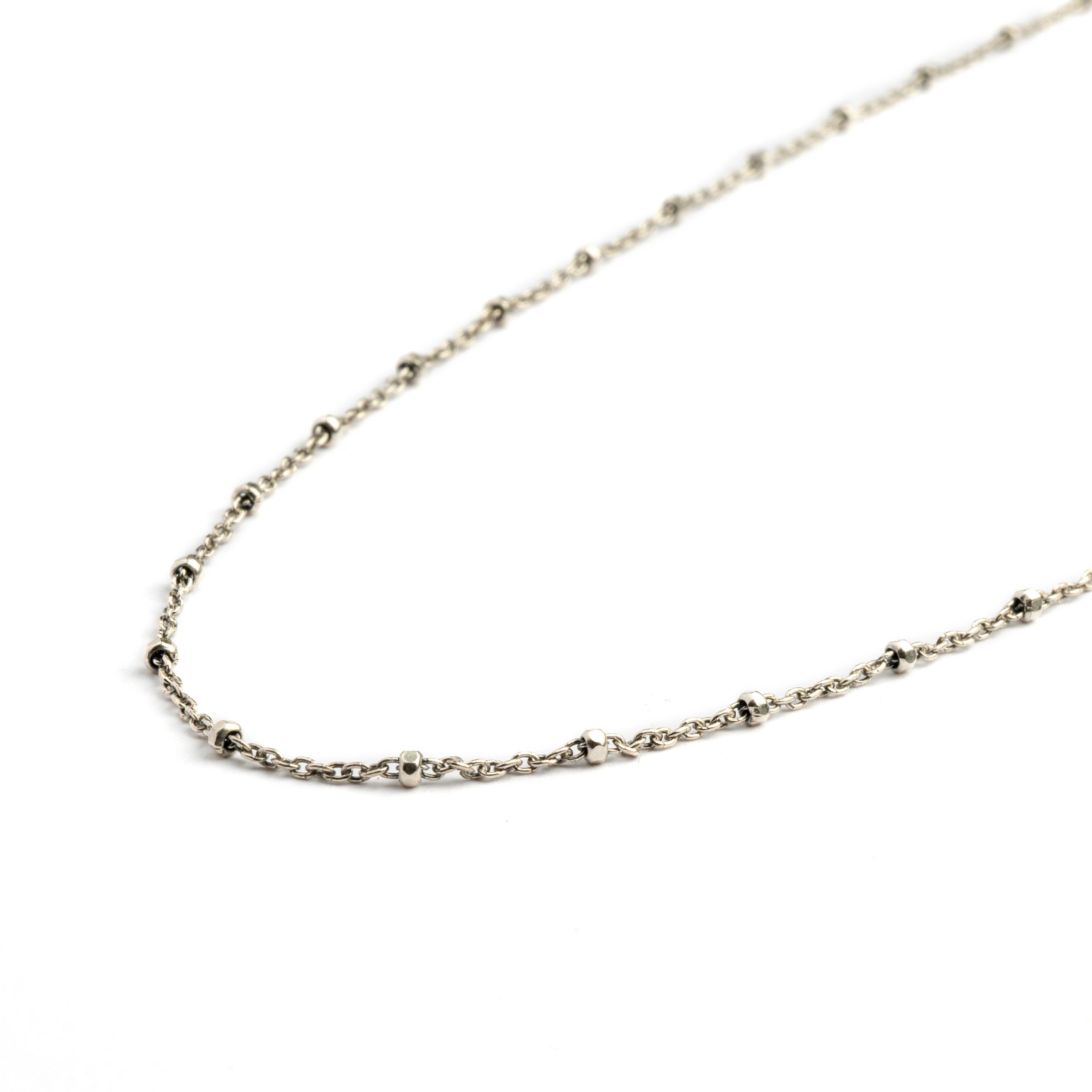 Dimond cut Silver Chain