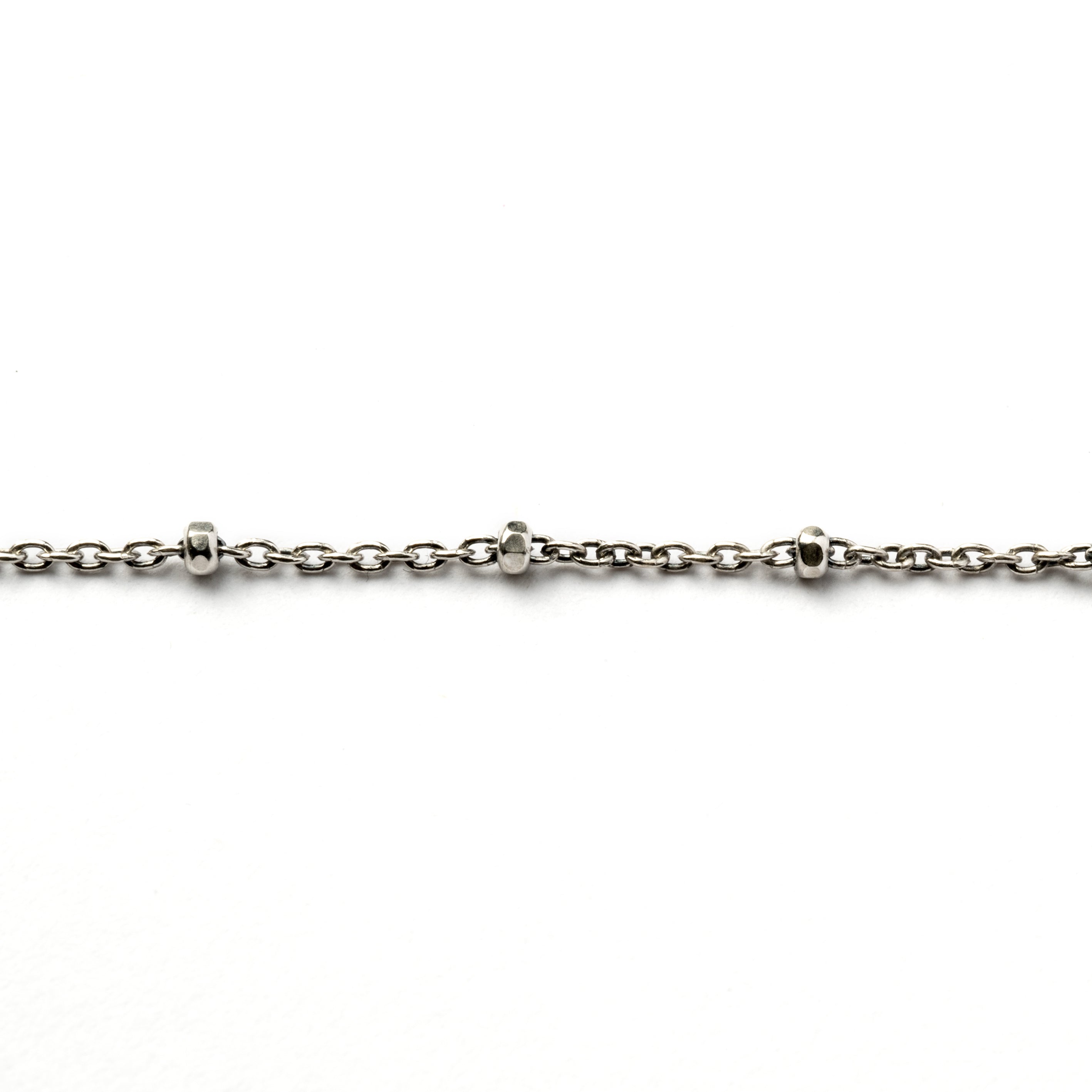 Dimond cut Silver Chain