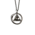 Silver Providence Ouroboros Pendant frontal view