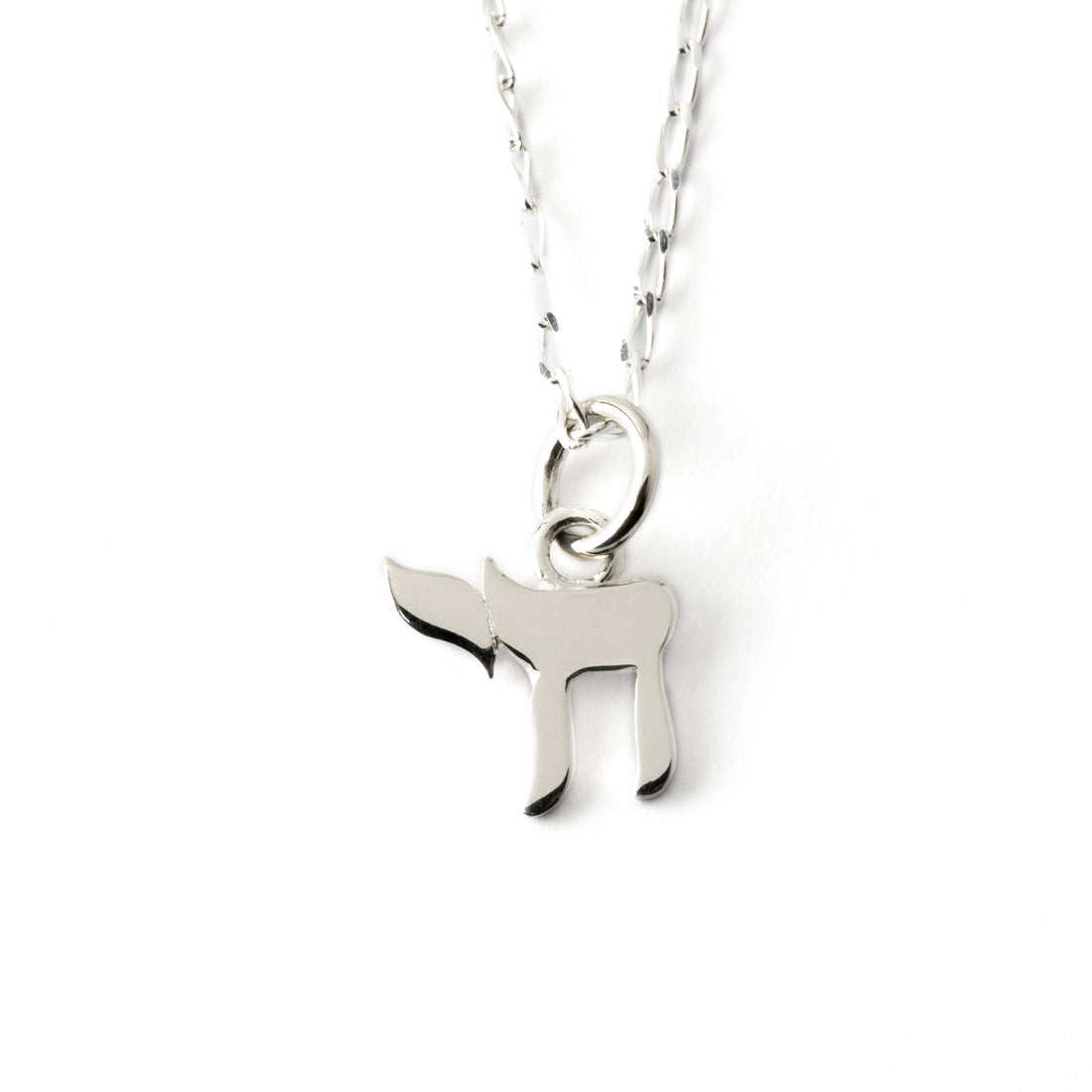 Silver-Hai-charm-necklace