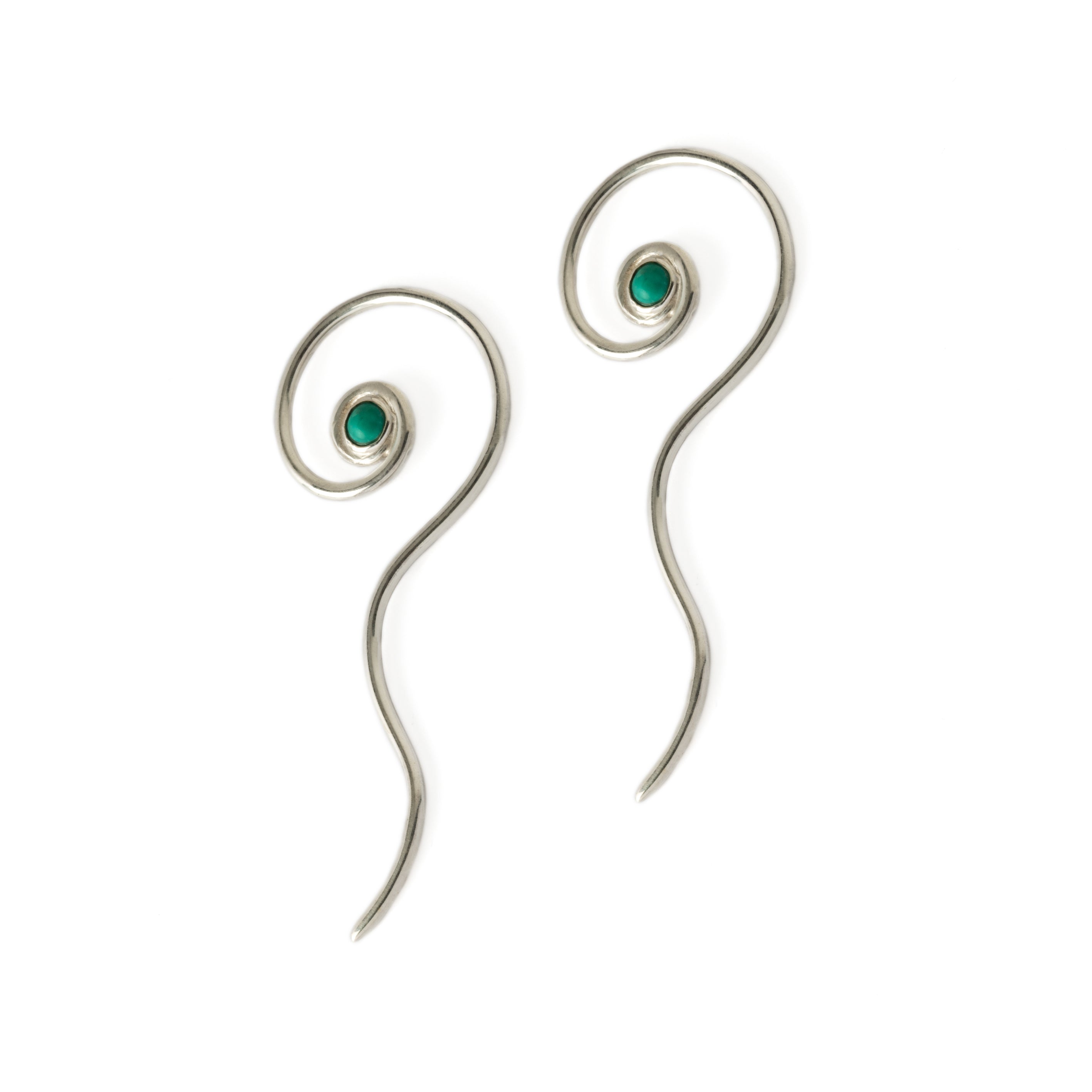 Silver & Turquoise Wailuku Earrings