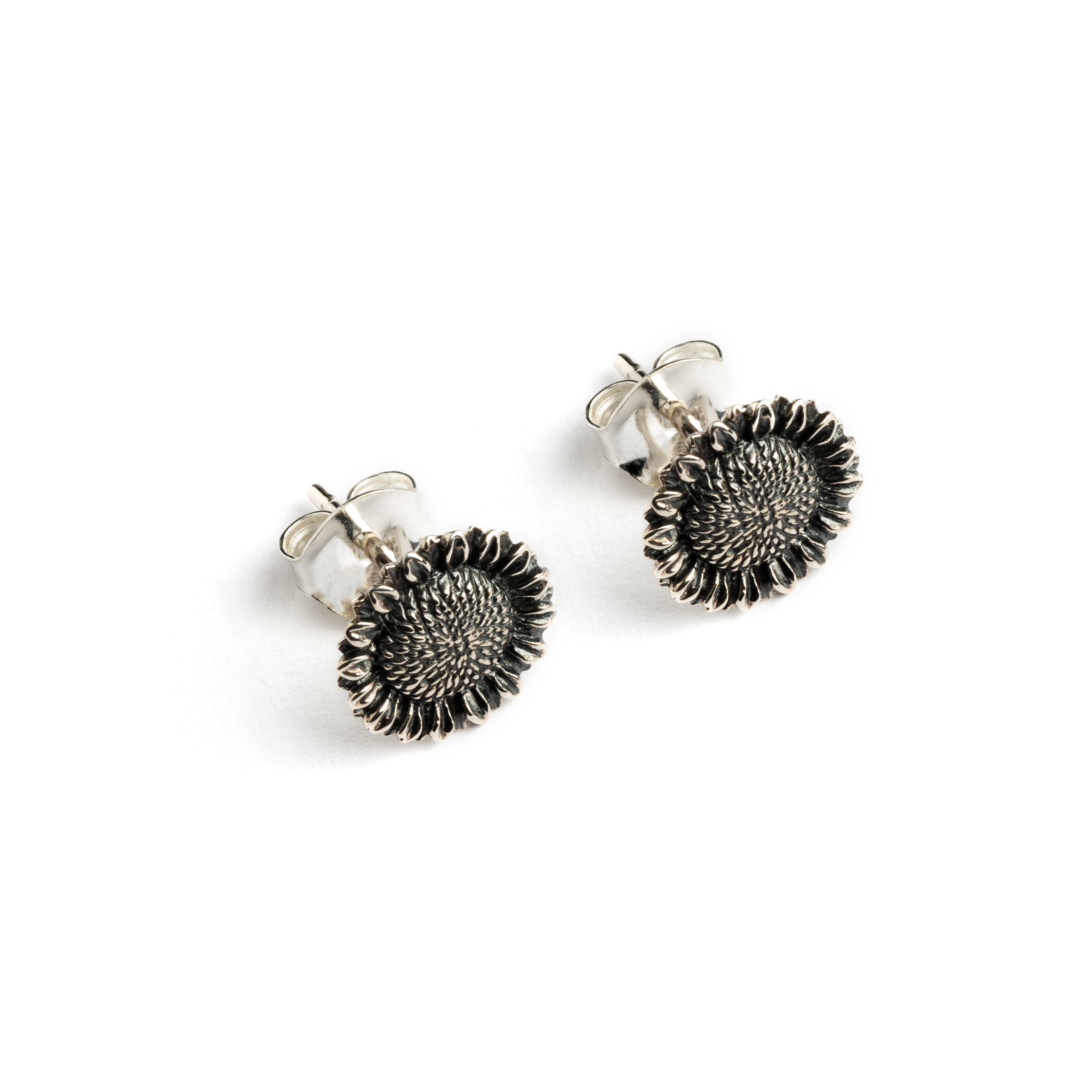 Silver-Sunflower-Studs_1