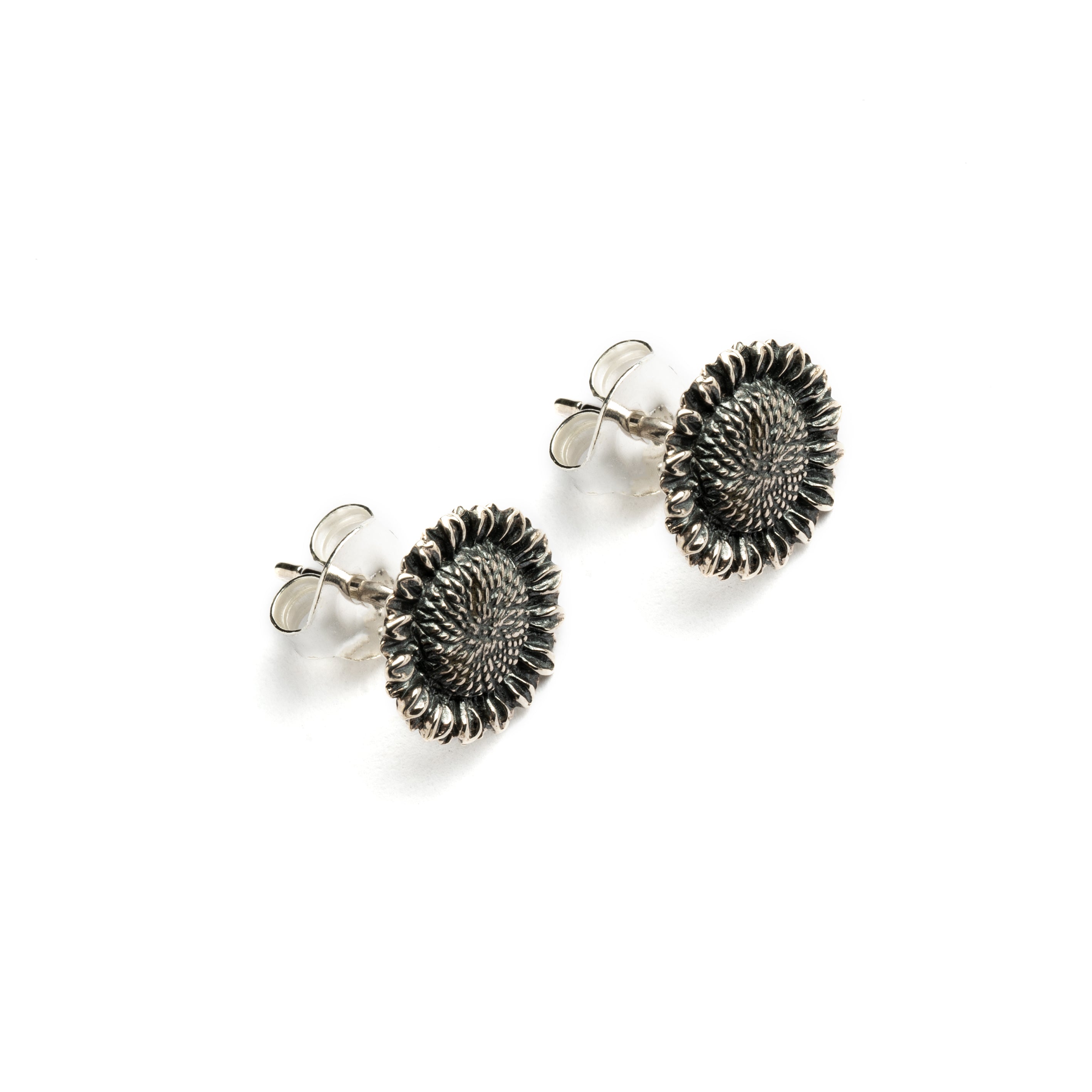 Silver-Sunflower-Studs_3