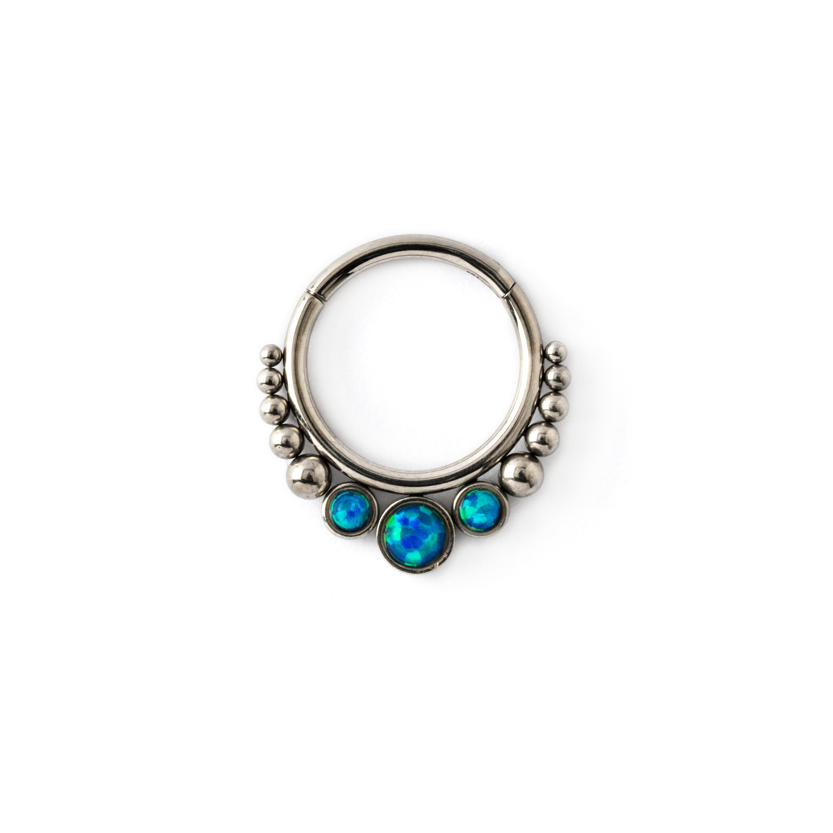 Opal clearance septum piercing