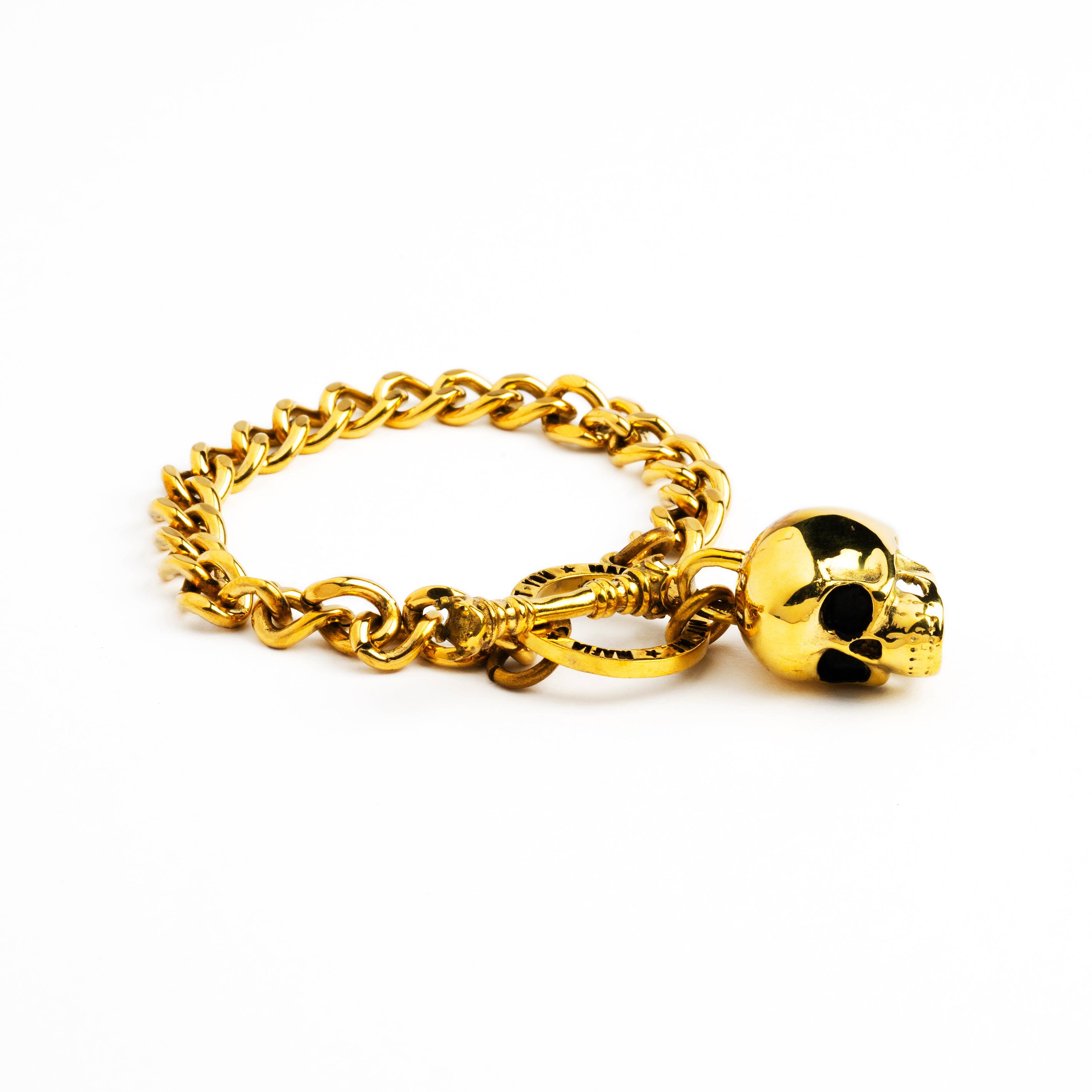 Skull-chunky-chain-baracelet