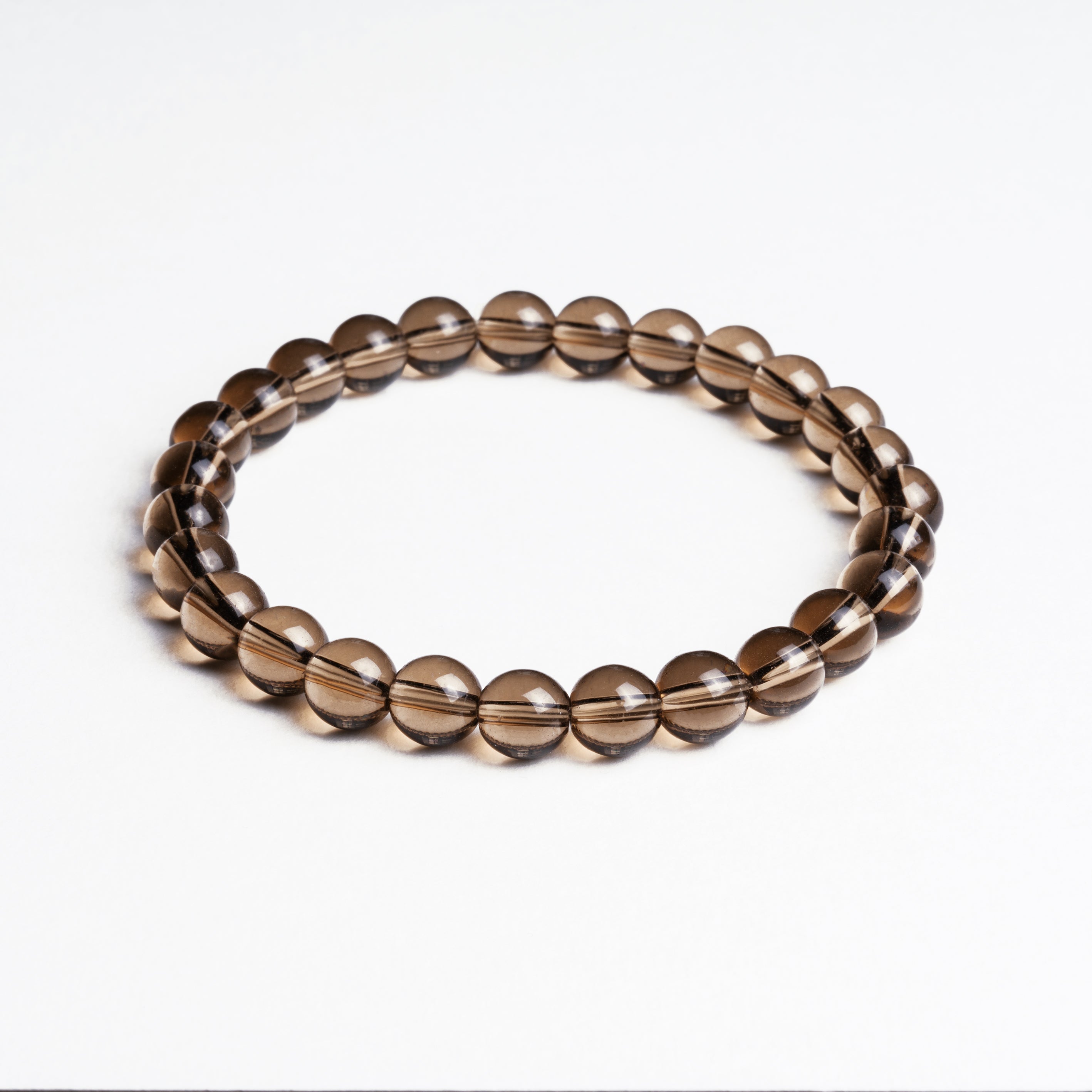 Smoky Quartz Bead Bracelet