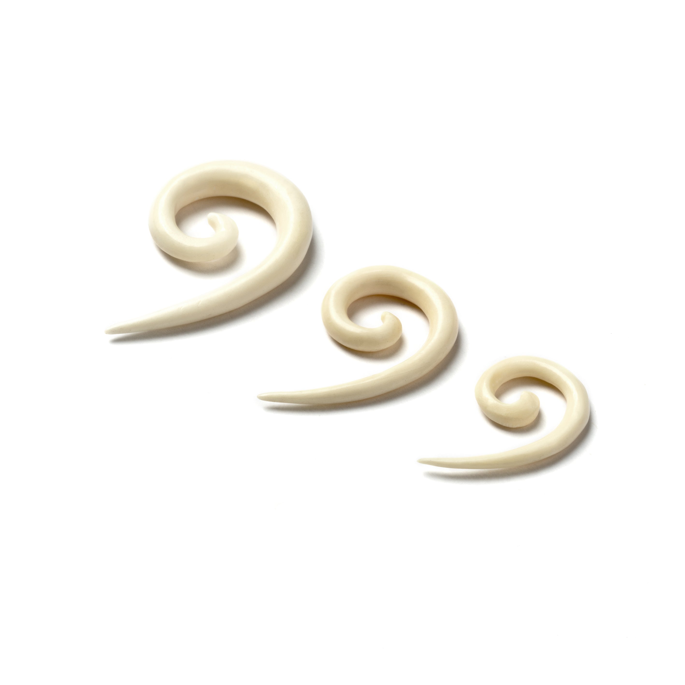 Byron Ear Stretchers - bone