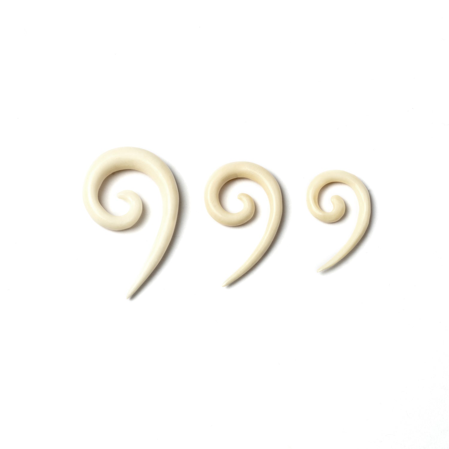 Byron Ear Stretchers - bone