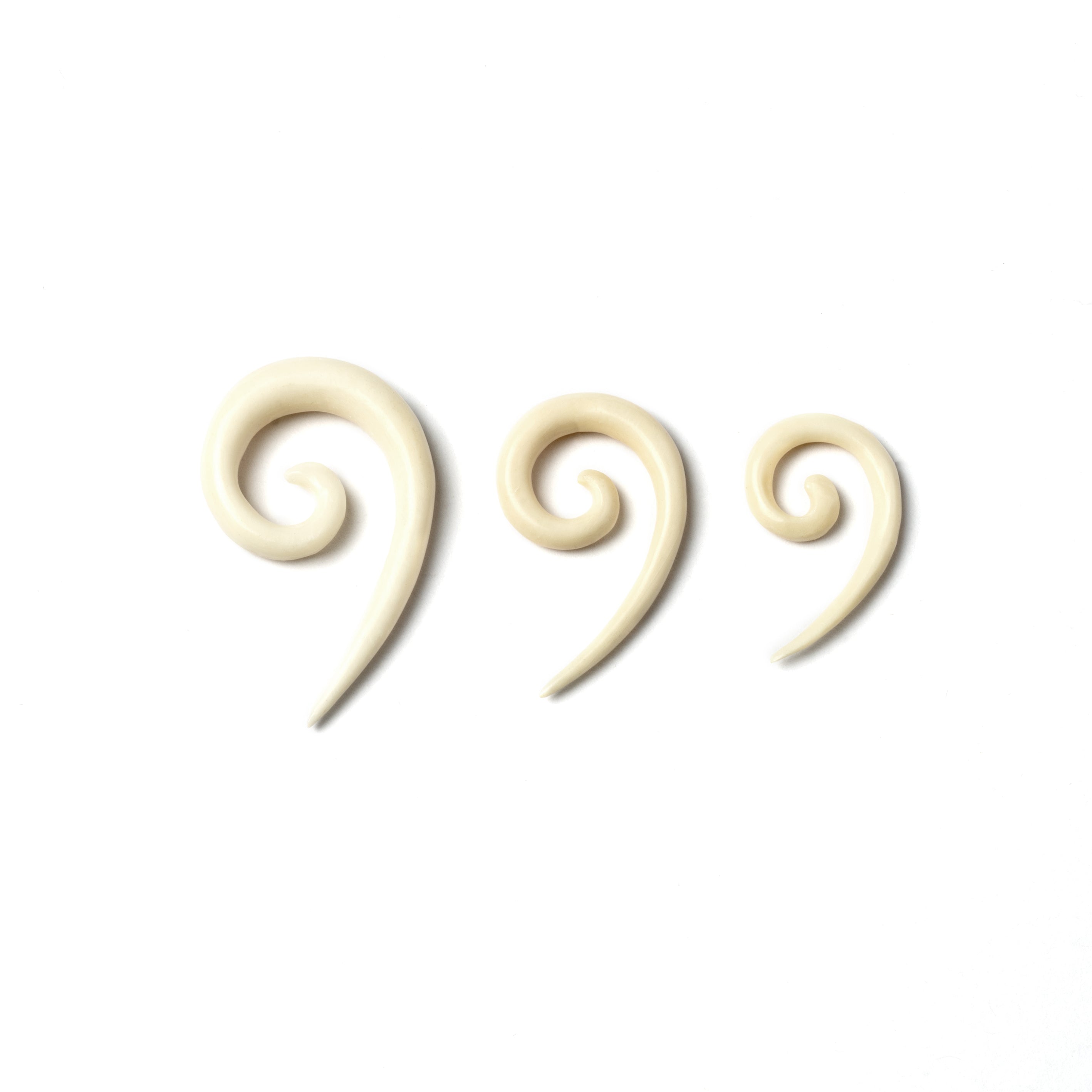 Byron Ear Stretchers - bone