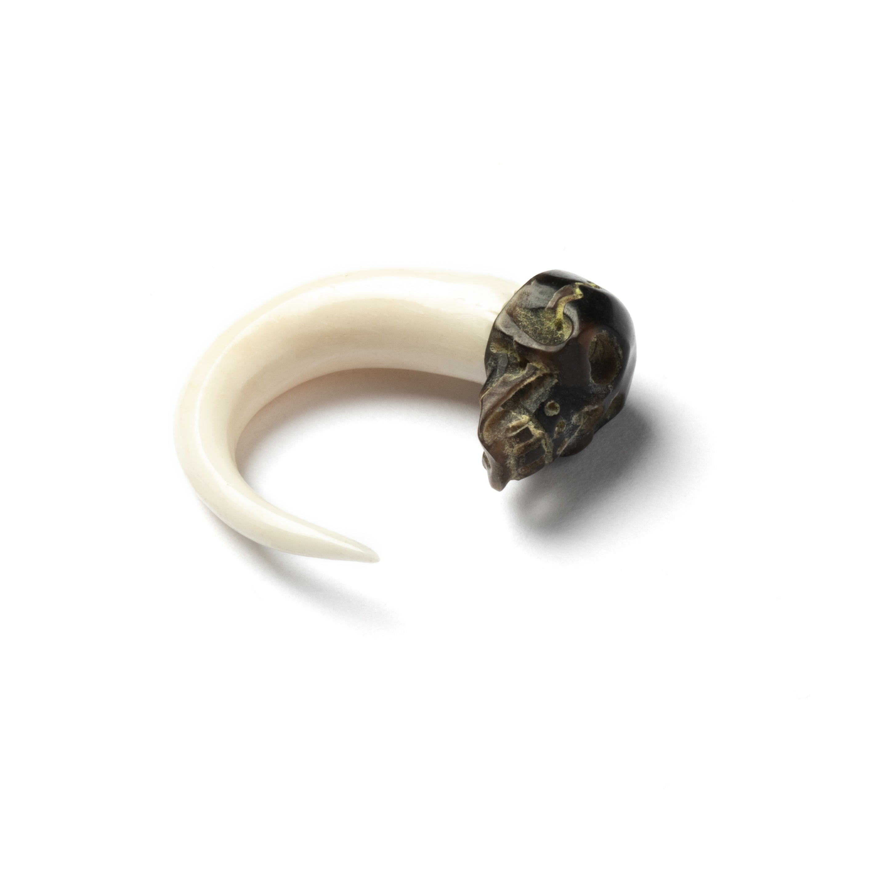 Solid Skull Bone Tribal Hook