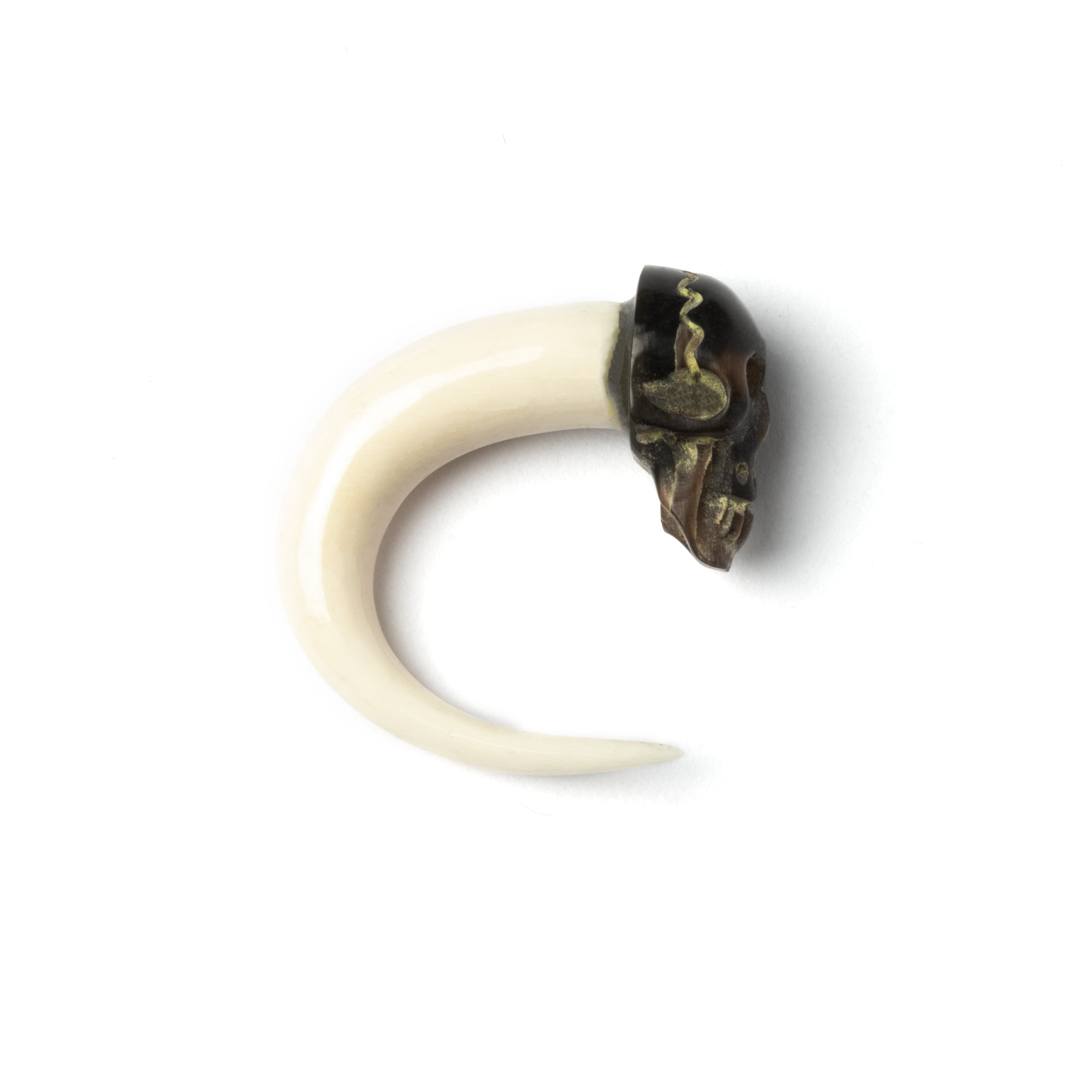 Solid Skull Bone Tribal Hook