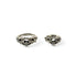 6mm & 8mm Soma silver ornamental nose rings frontal view