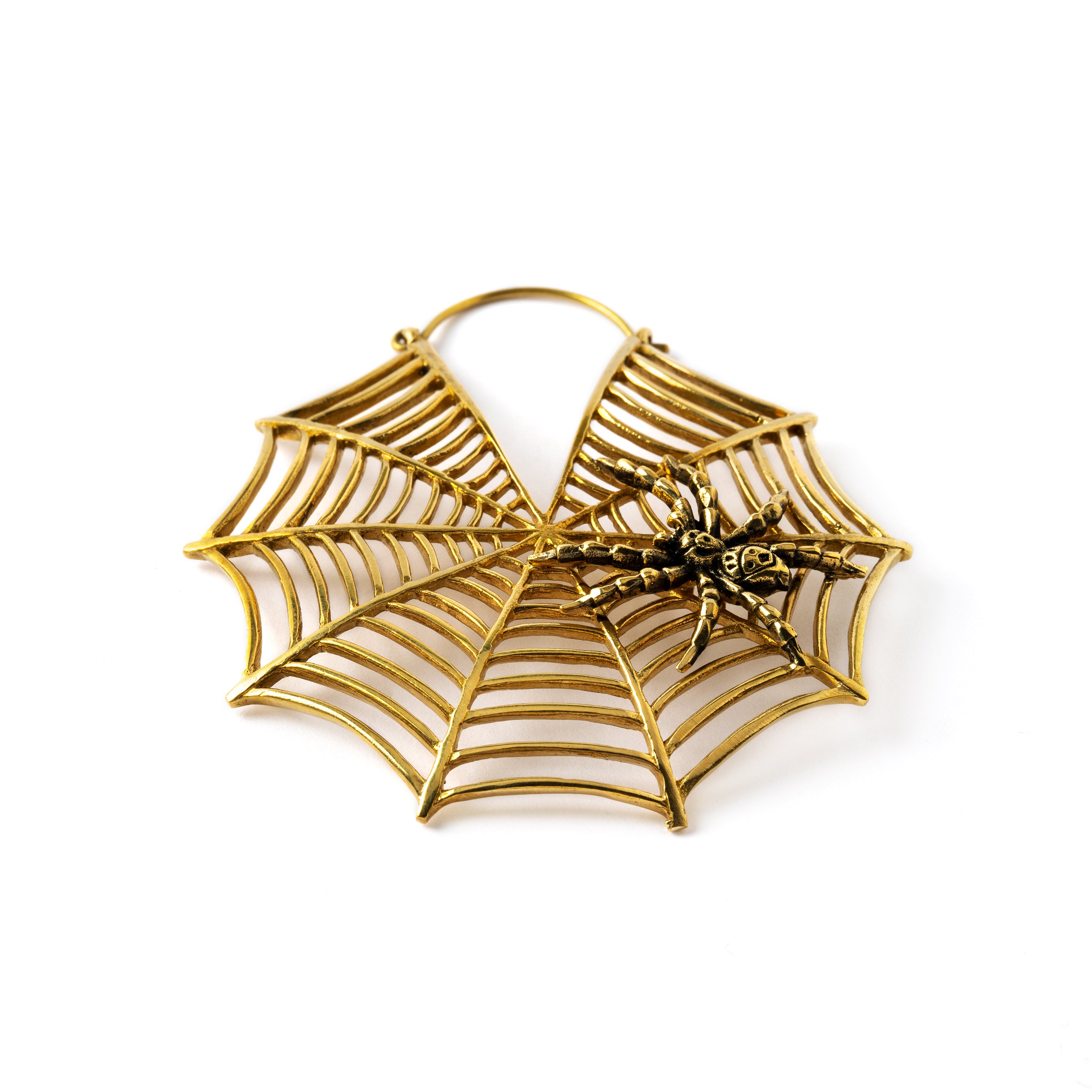 single Spiderweb Earring