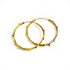 Thorn Spiky Hoops frontal view