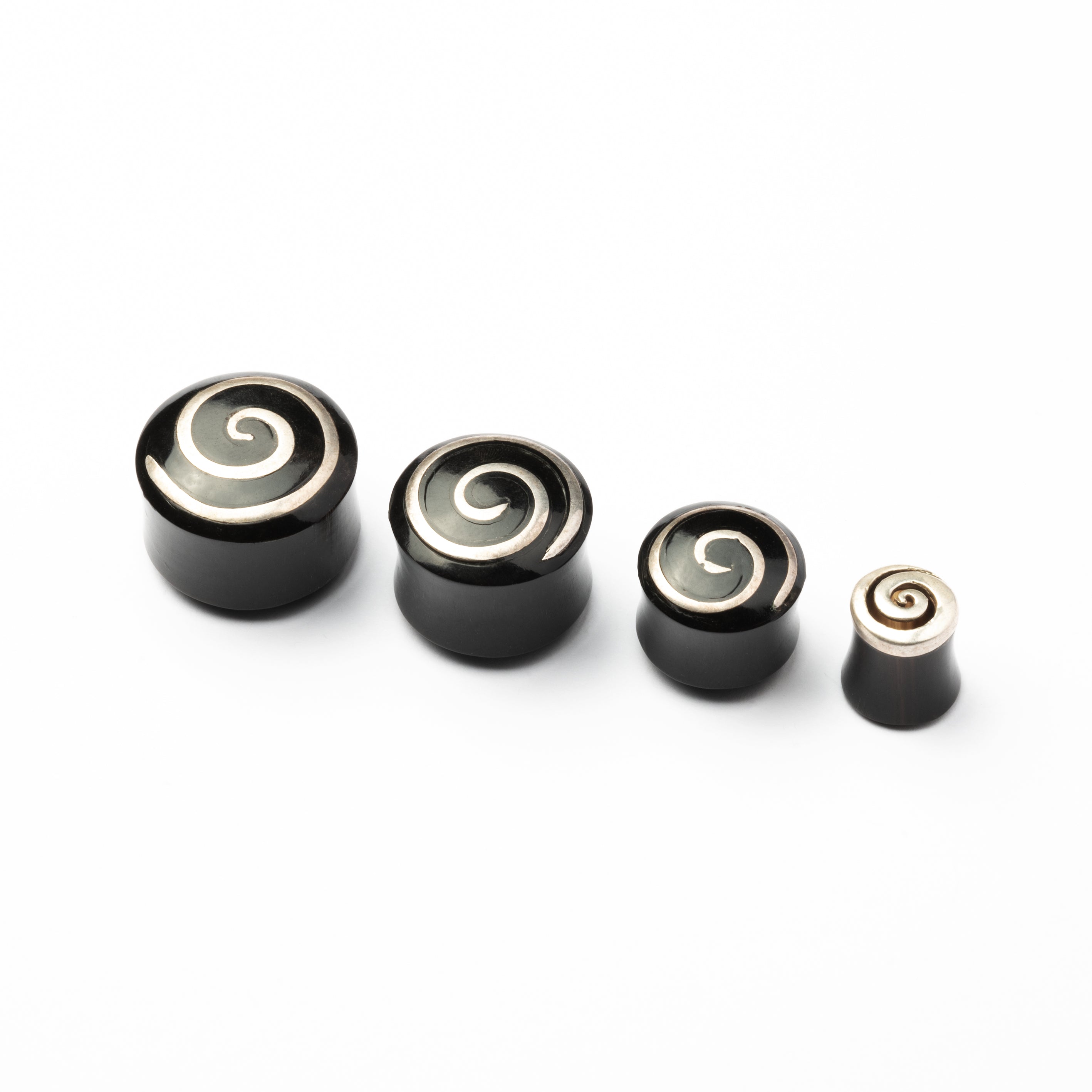 Spiral Horn And Silver Plug