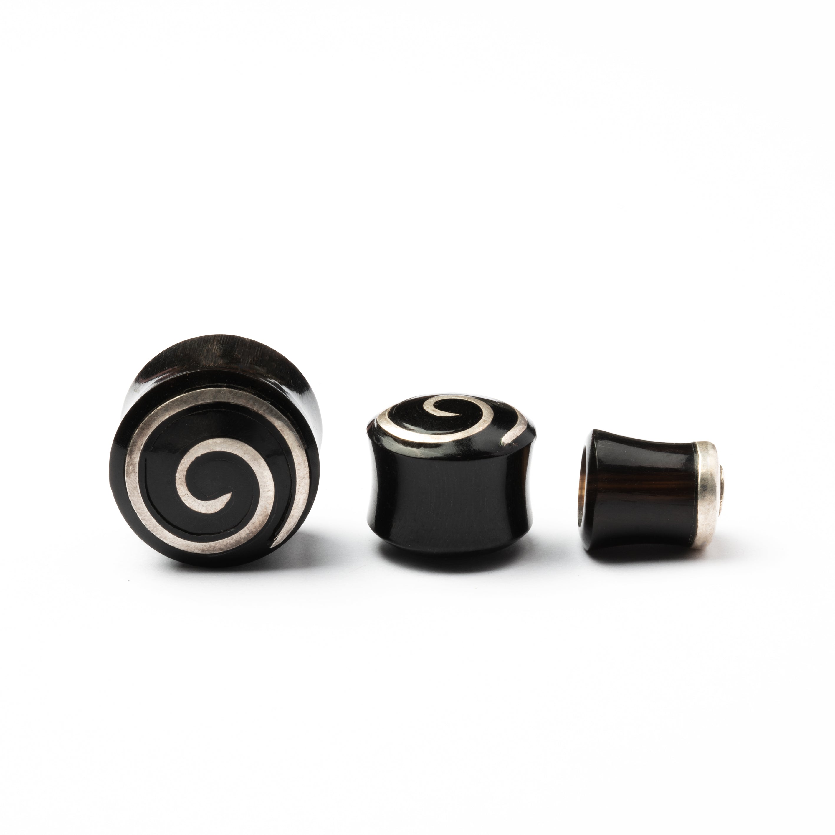 Spiral Horn And Silver Plug