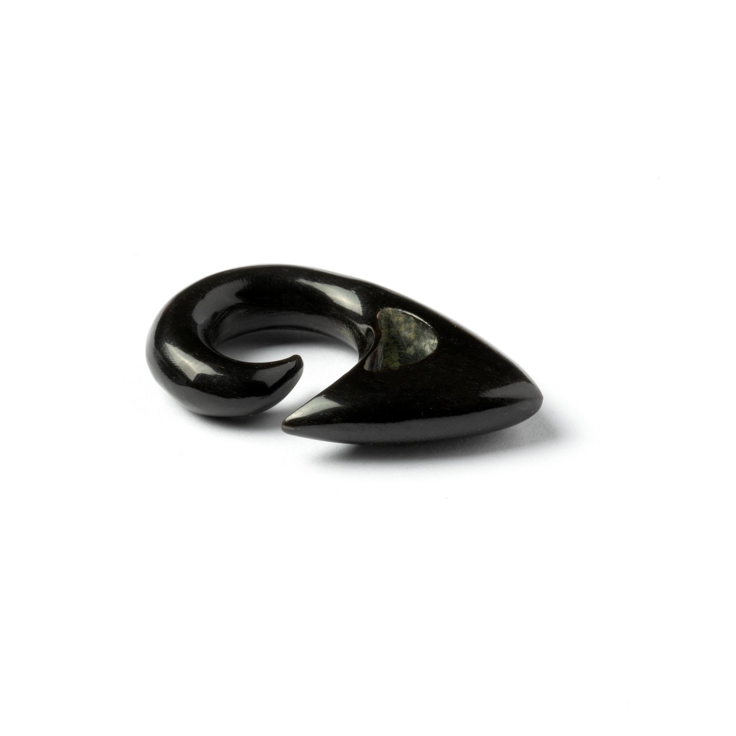 Spiralling Top Triangular Ear Stretchers - Horn 