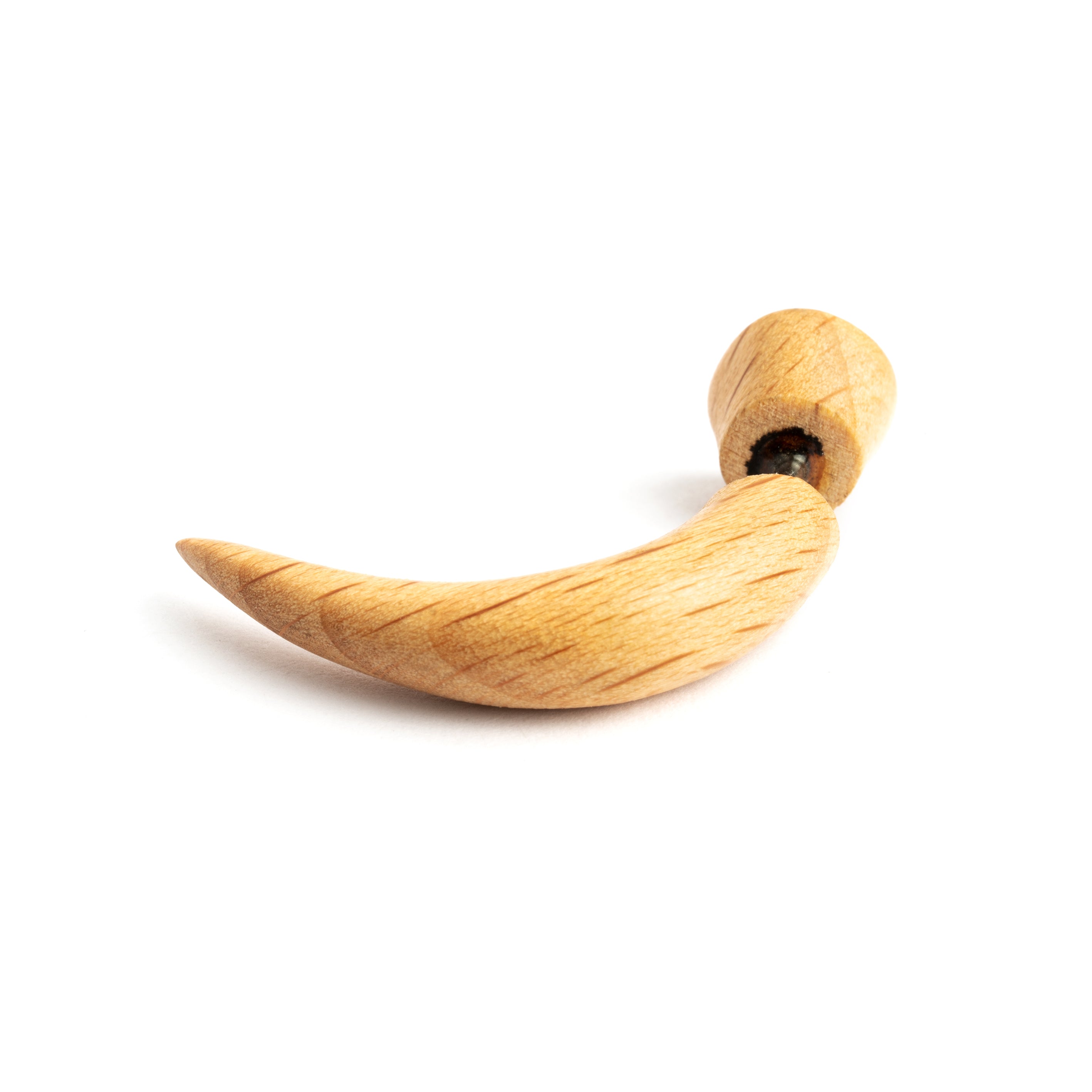 Wood Split Earrings - Pine wood