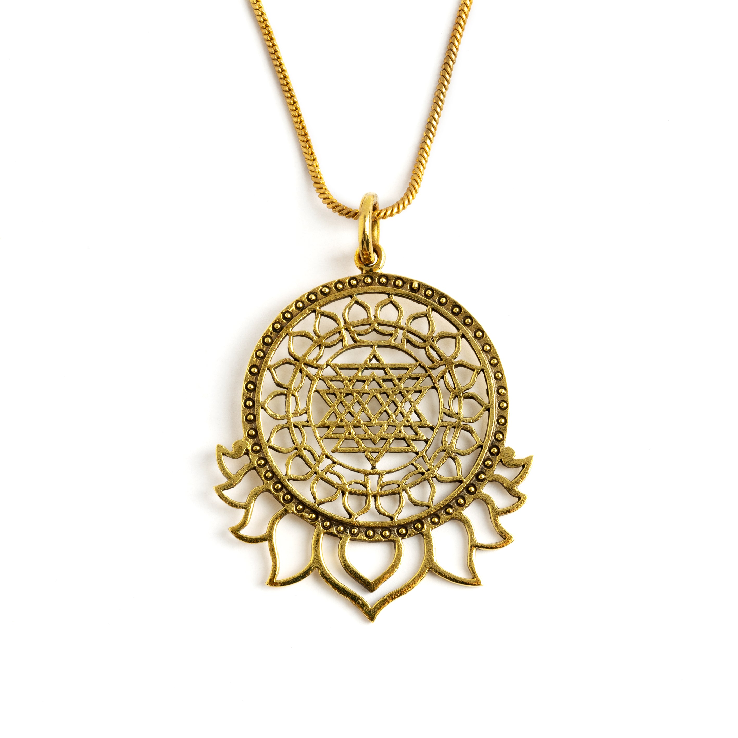 Open Sri Yantra Necklace - Tribu