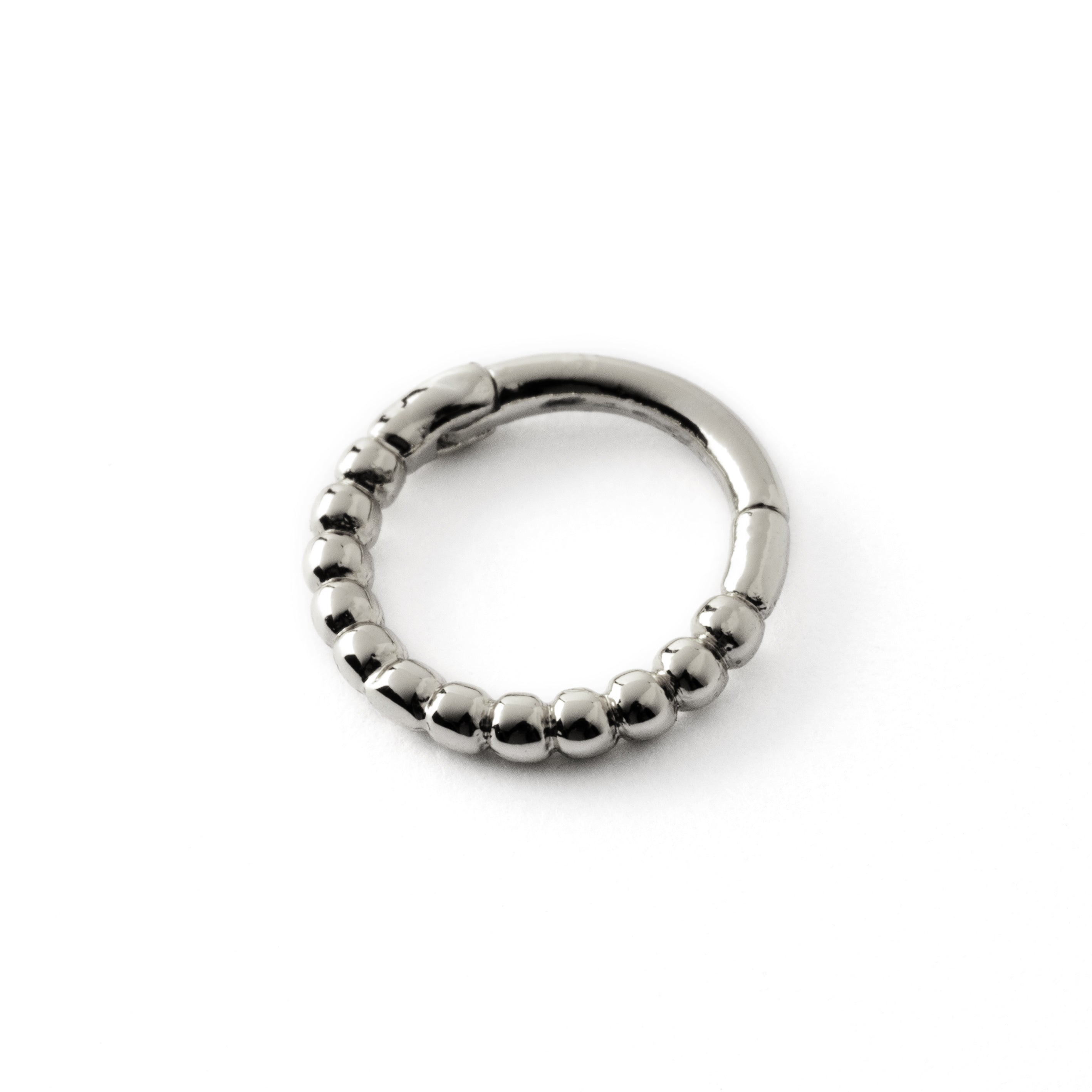 Surgical steel dotted piercing clicker ring