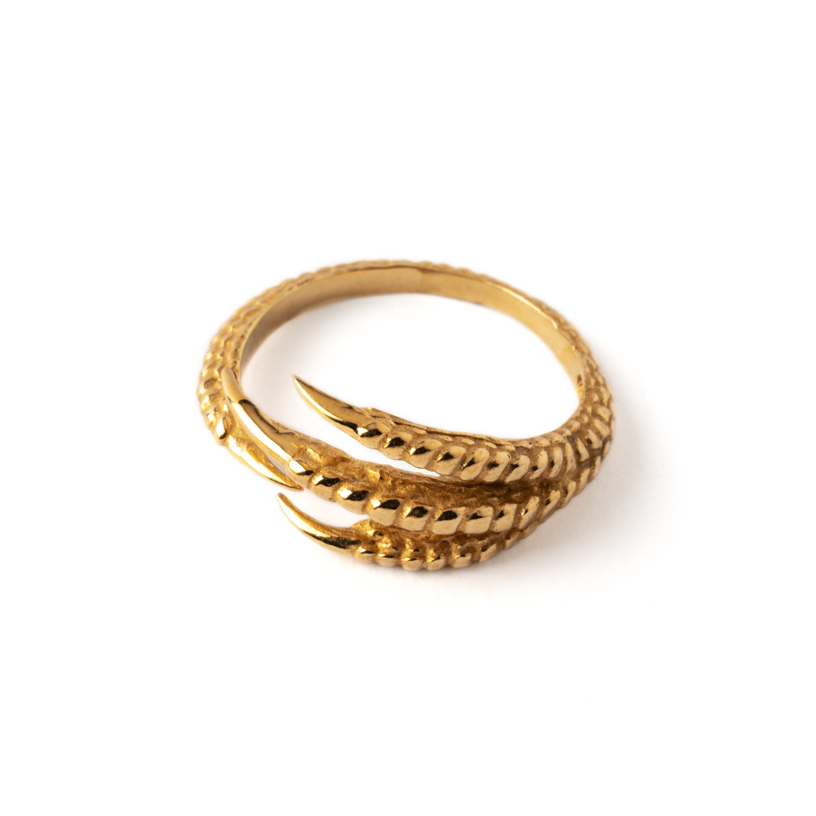 Bronze Talon Wrap Ring frontal view