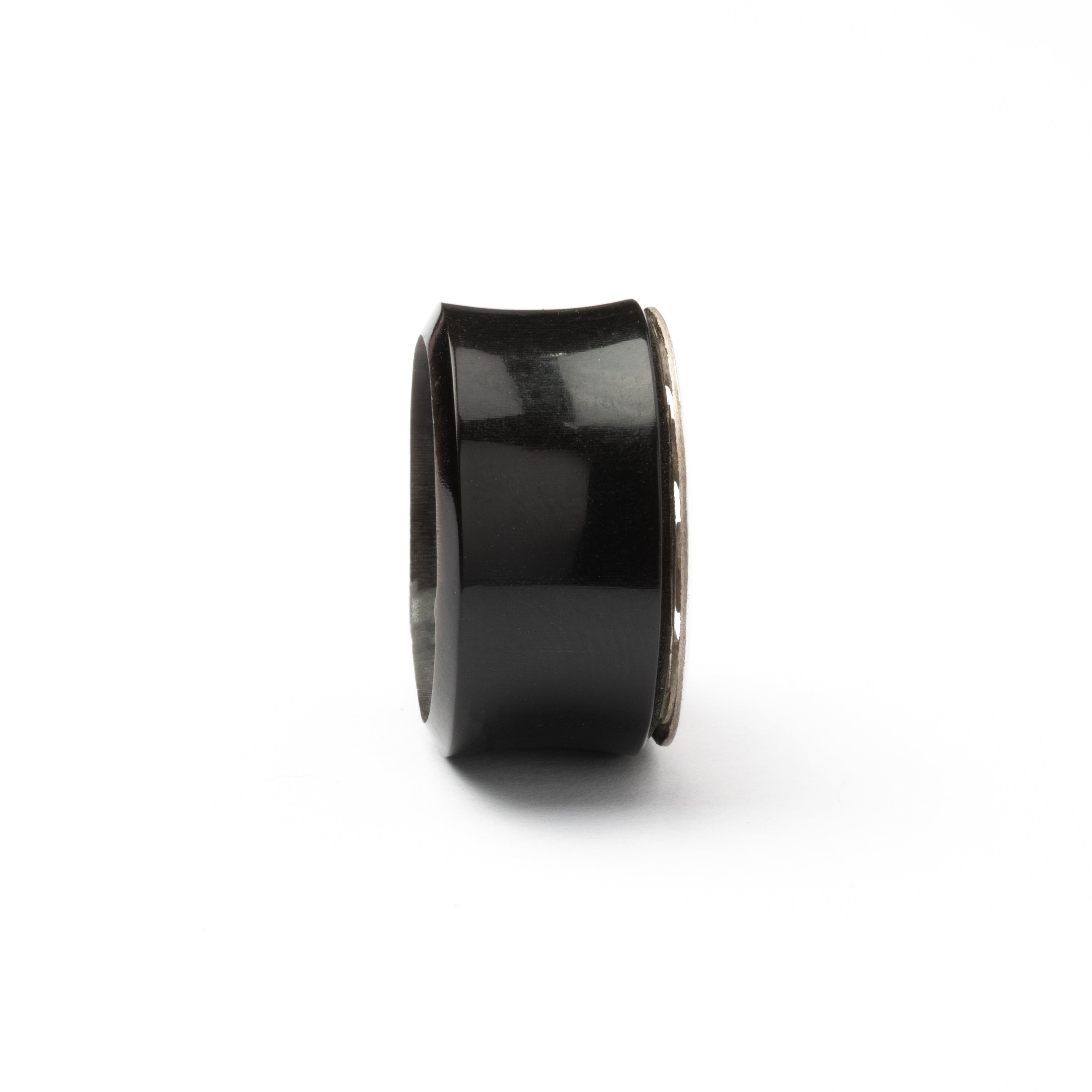 Silver Spiral Horn Plug