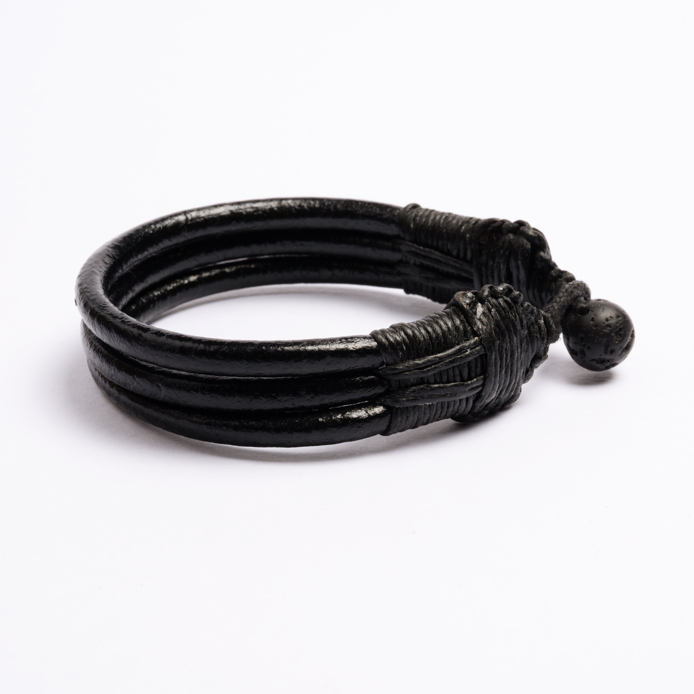 Three Cords Leather Bracelet |Tribu Jewellery London