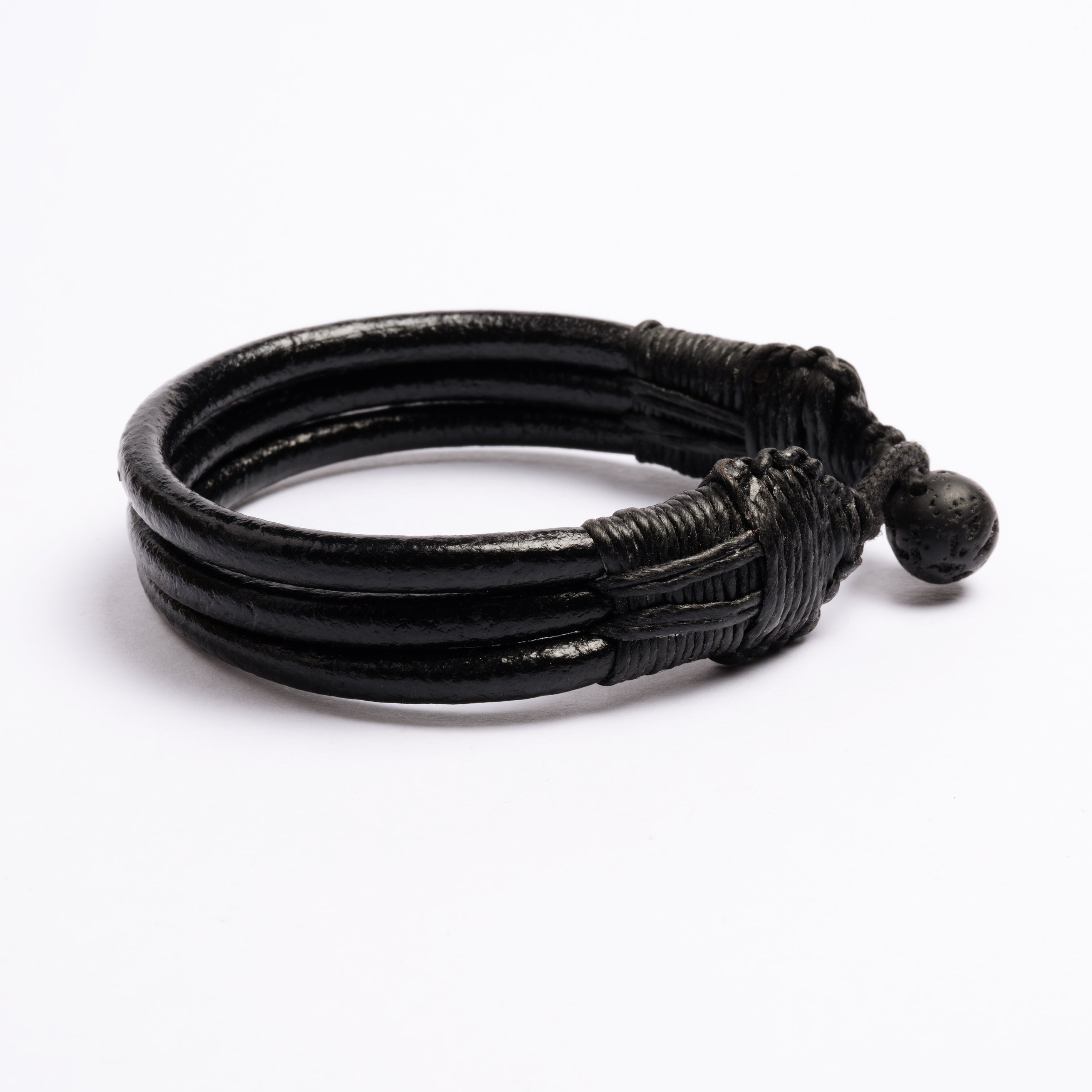 Three Cords Leather Bracelet |Tribu Jewellery London 