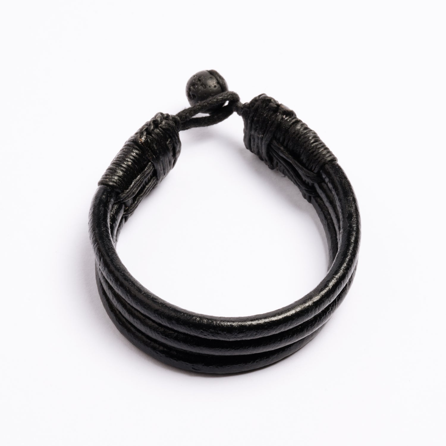 Three Cords Leather Bracelet |Tribu Jewellery London