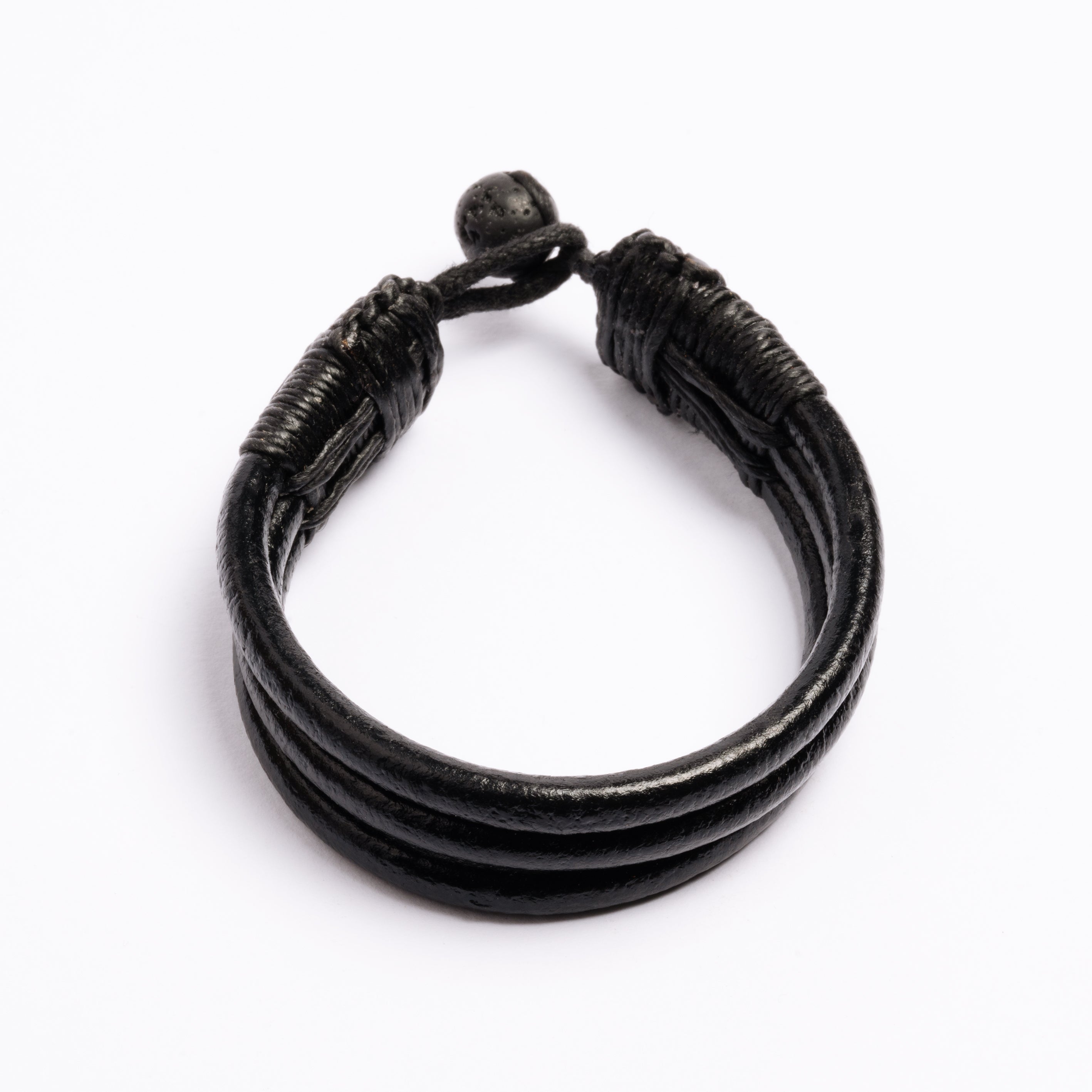 Three Cords Leather Bracelet |Tribu Jewellery London