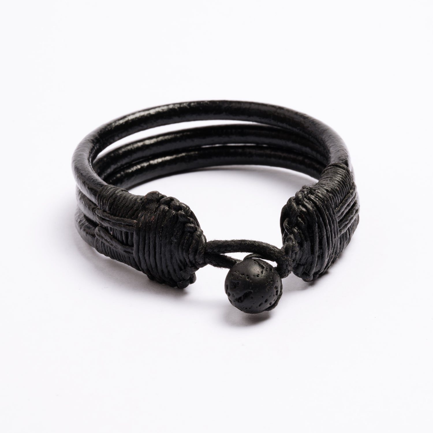 Three Cords Leather Bracelet |Tribu Jewellery London