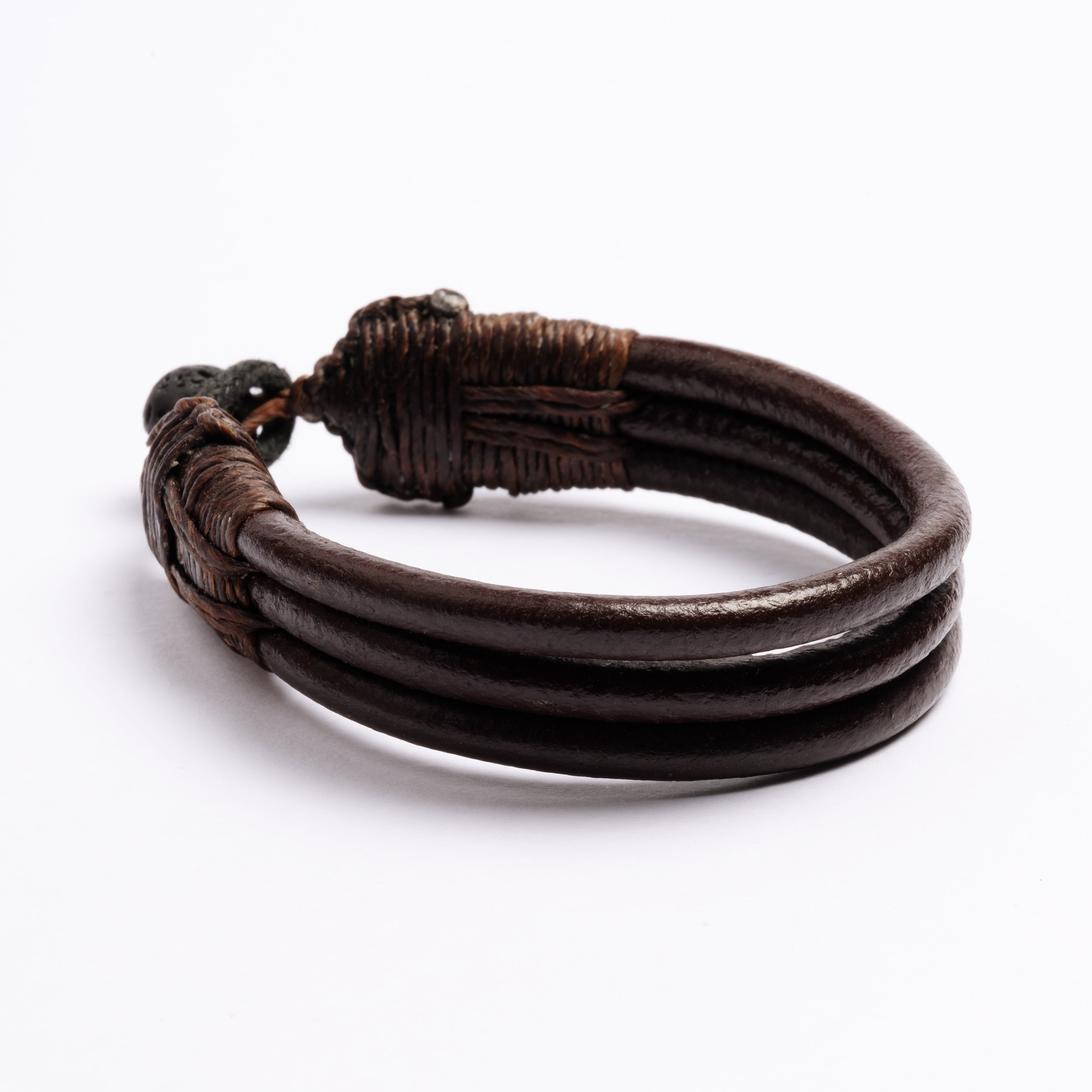 Three Cords Leather Bracelet |Tribu Jewellery London 