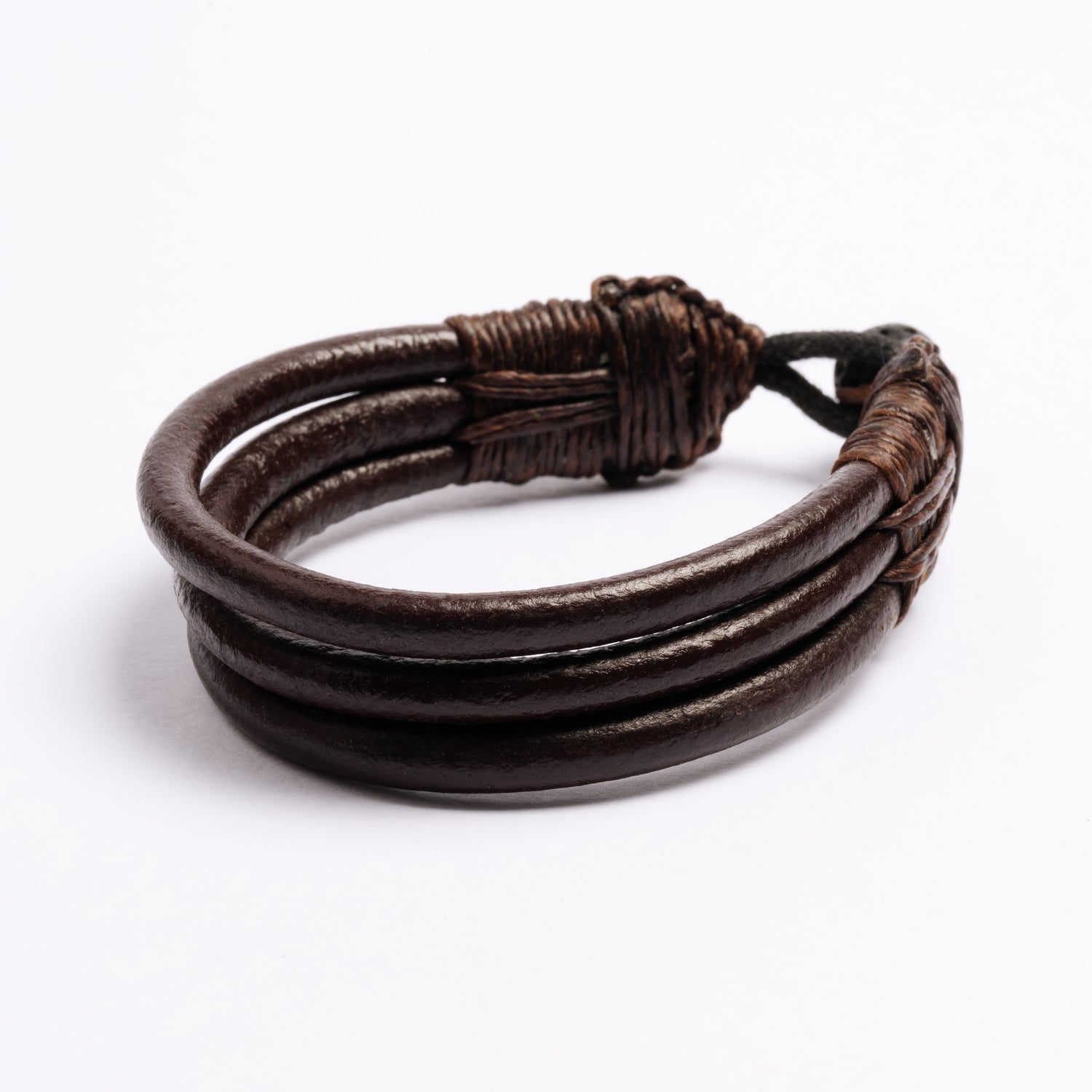 Three Cords Leather Bracelet |Tribu Jewellery London
