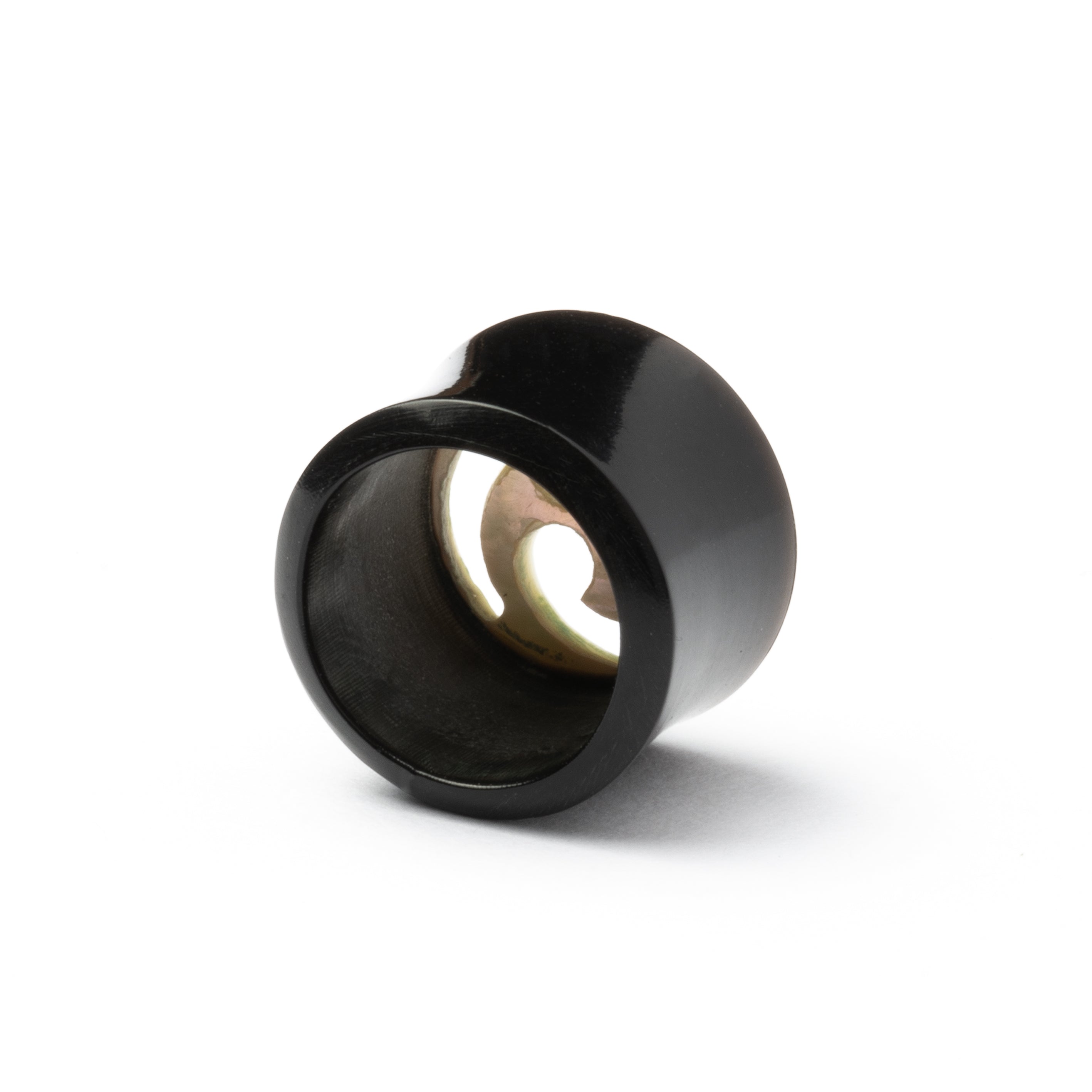 Tomoe Horn And Mother Of Pearl Flesh Tunnel