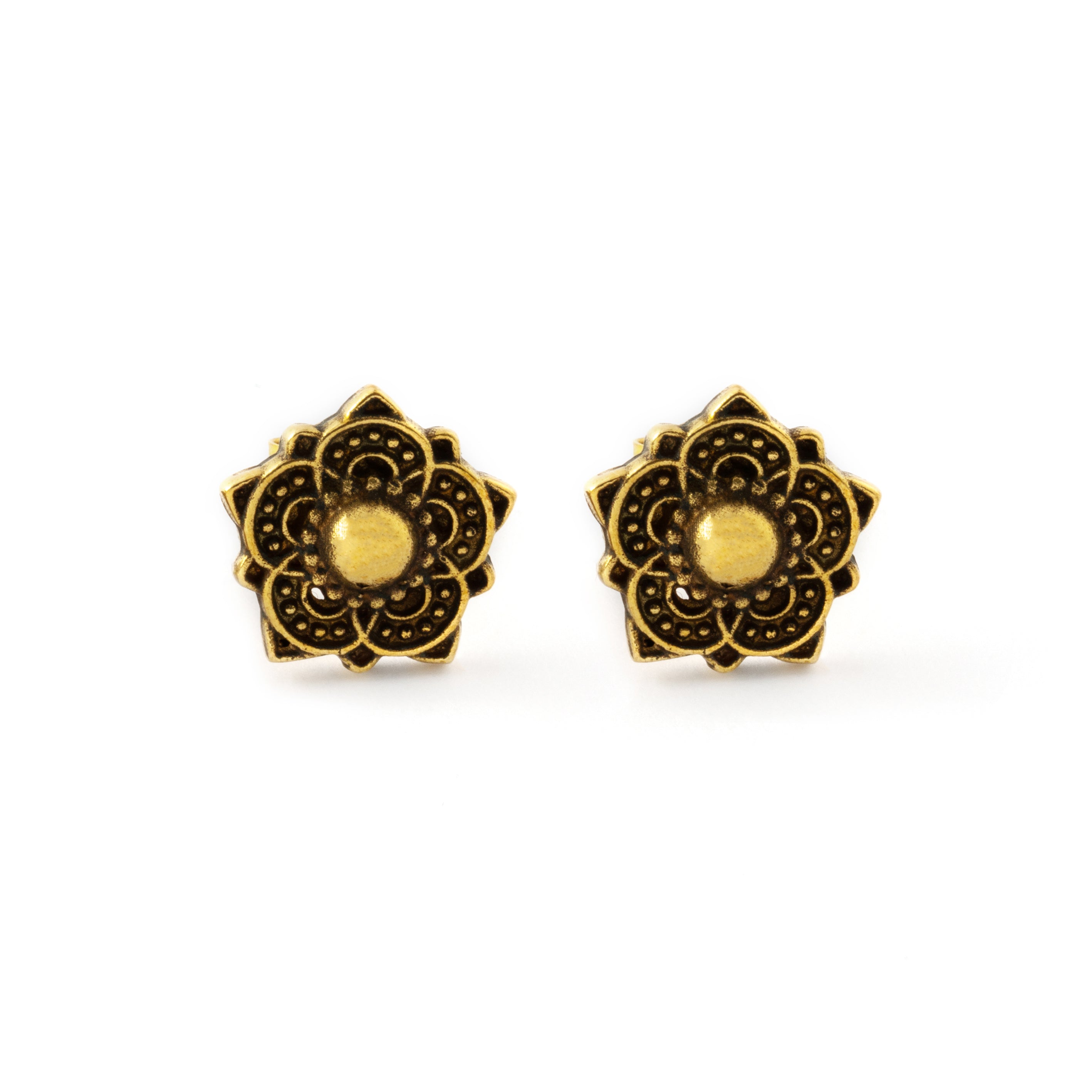 Tribal-Flower-Stud-Earrings