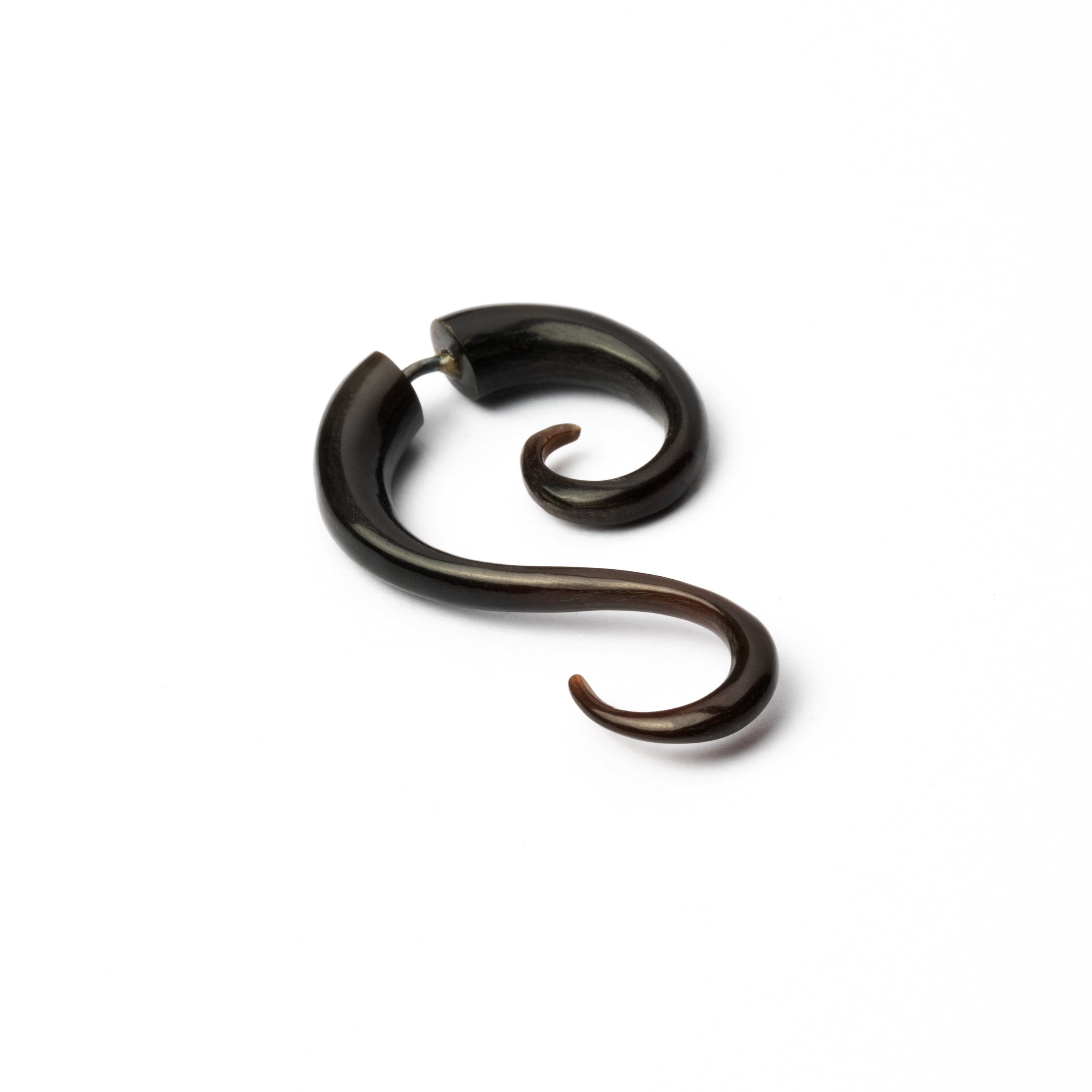 Tuhu Spiral Fake Gauge Earrings