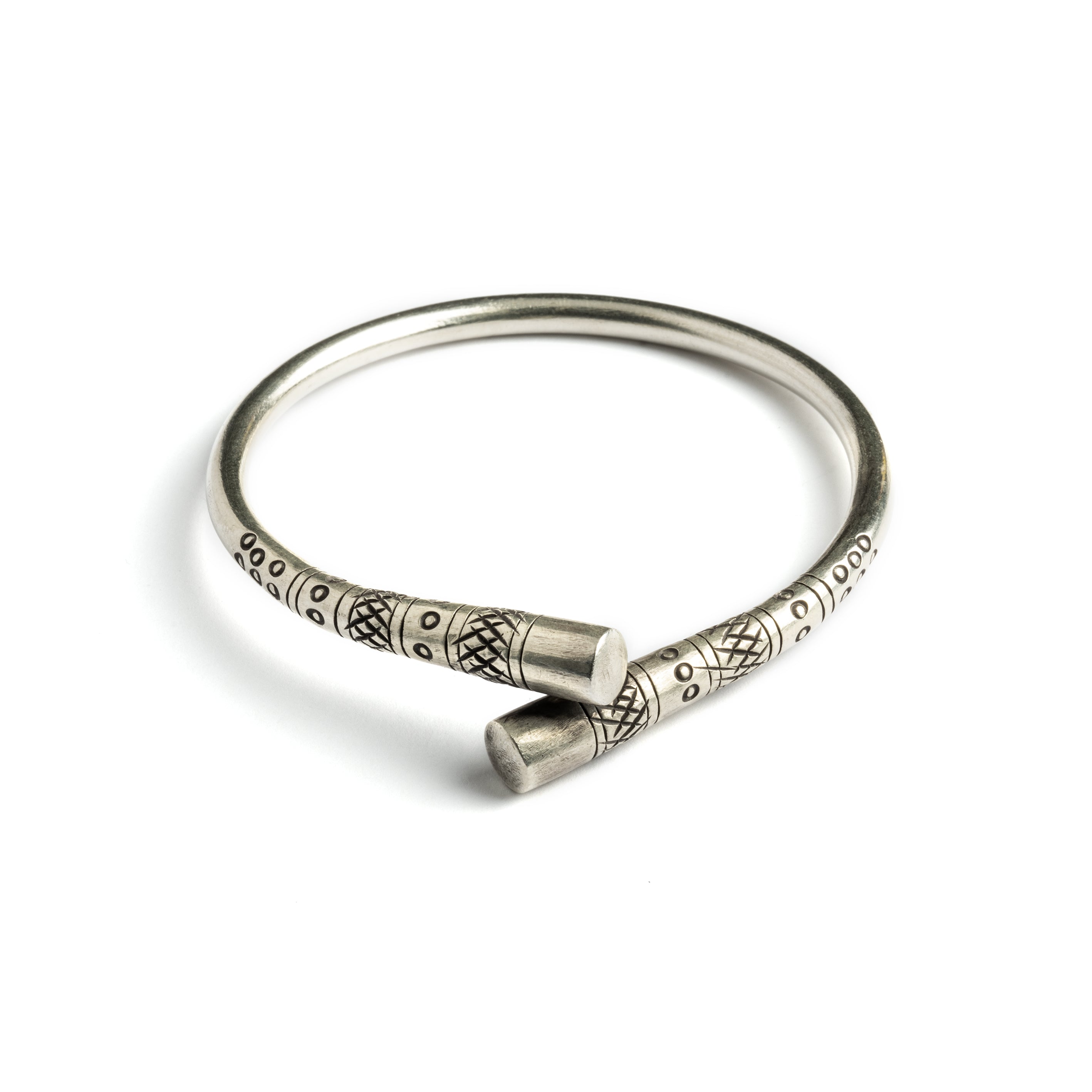 Twisted Silver Cuff frontal view