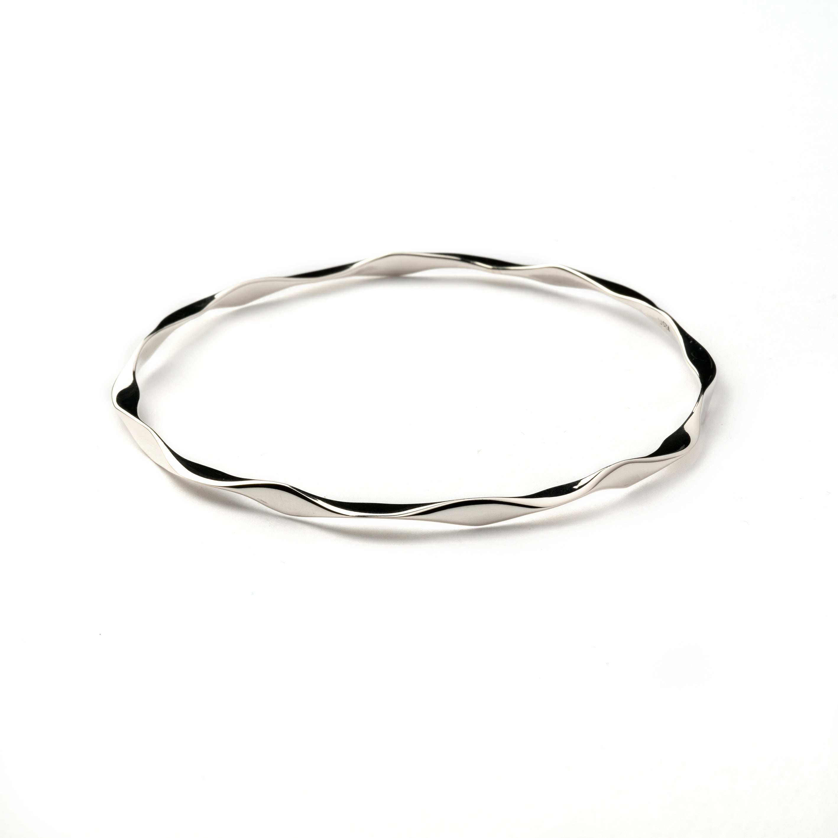 Silver bangle bracelets on sale set