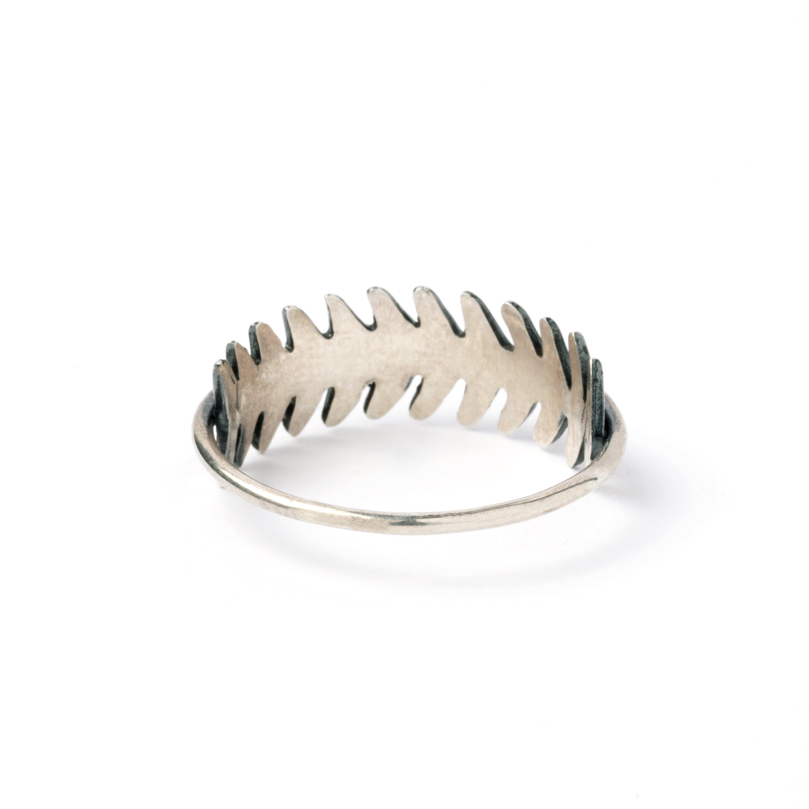 Wrapped Leaf Silver Ring