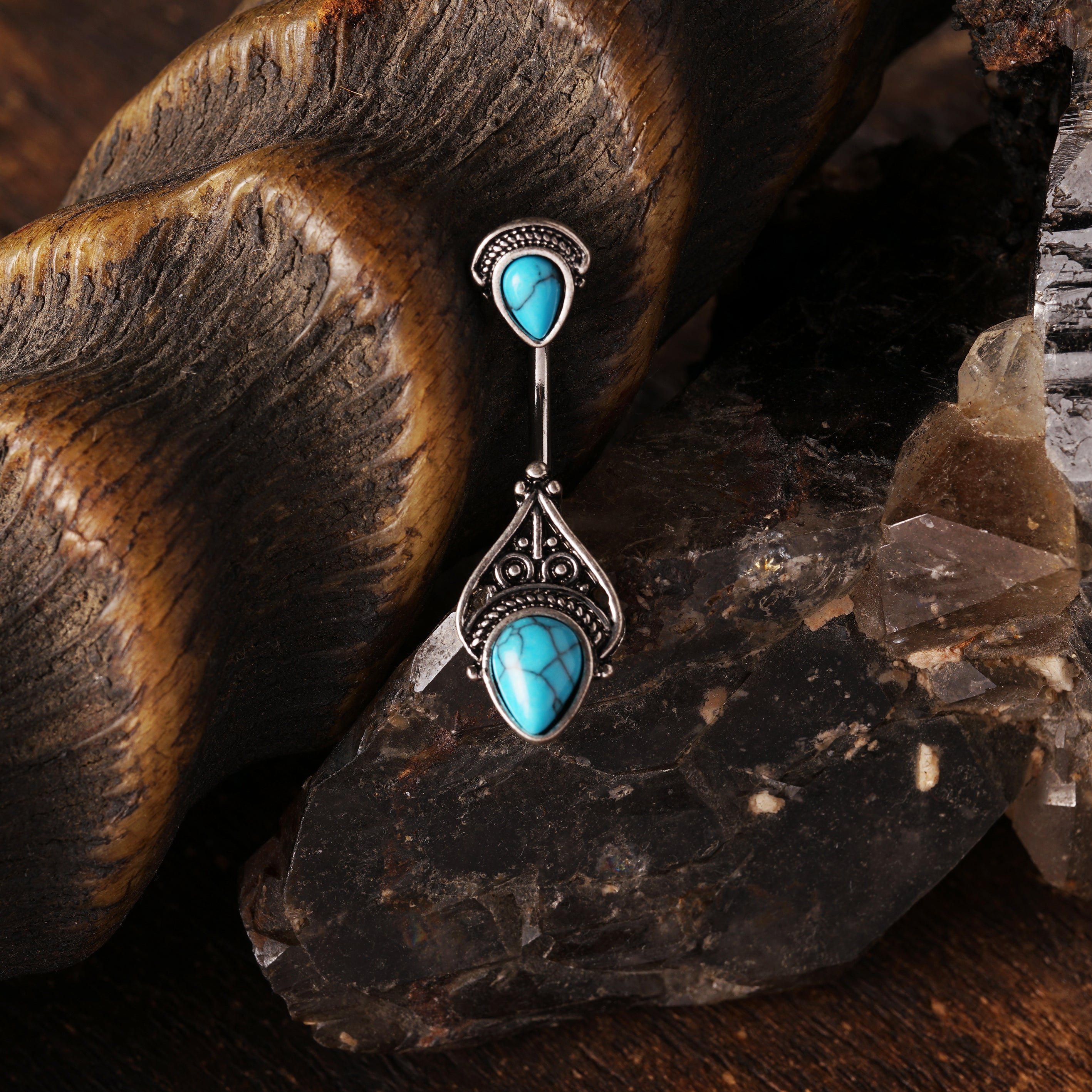 Annabelle Turquoise Belly Bar