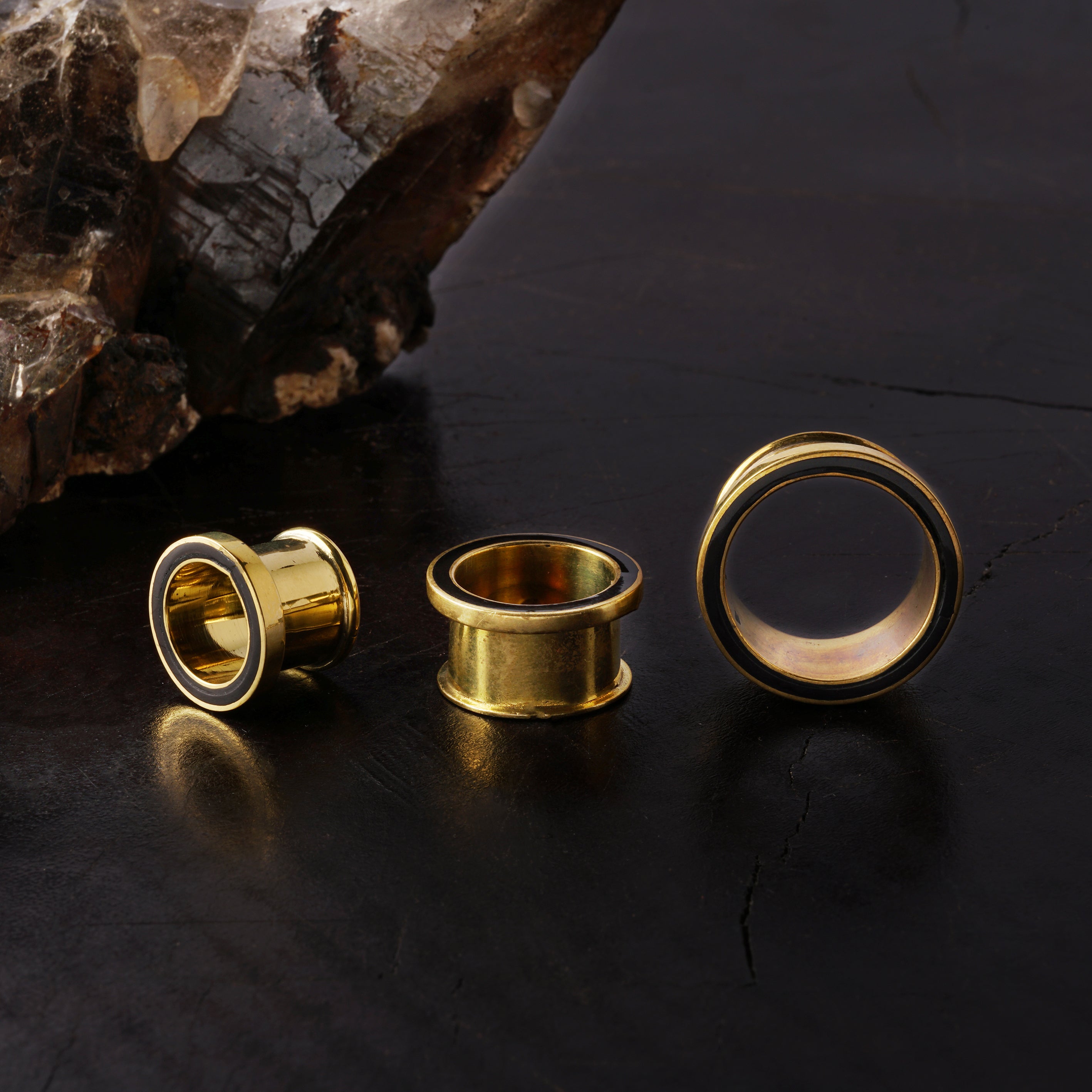 Golden Black Shell Tunnels