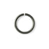 Black Silver Seamless Hoop frontal view