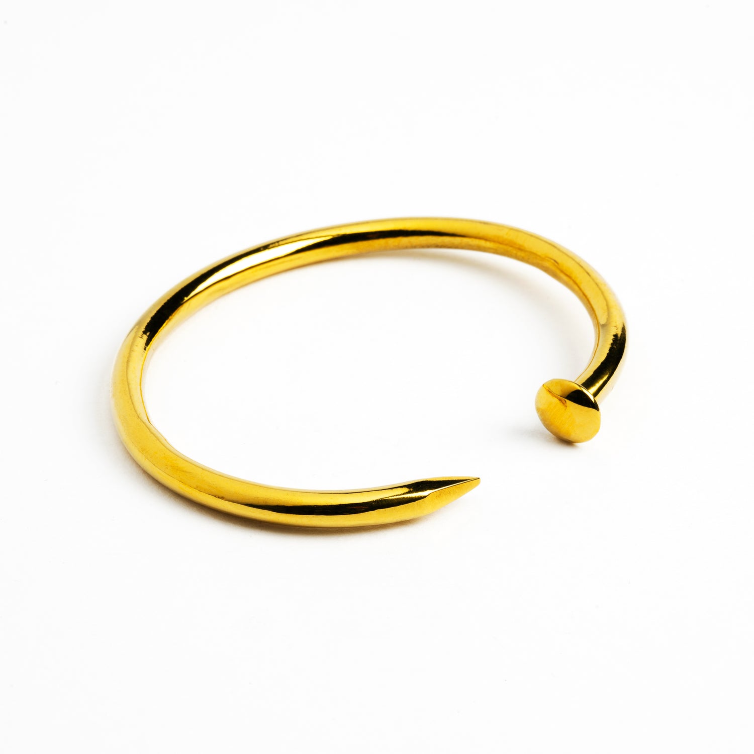 Golden Nail Bracelet