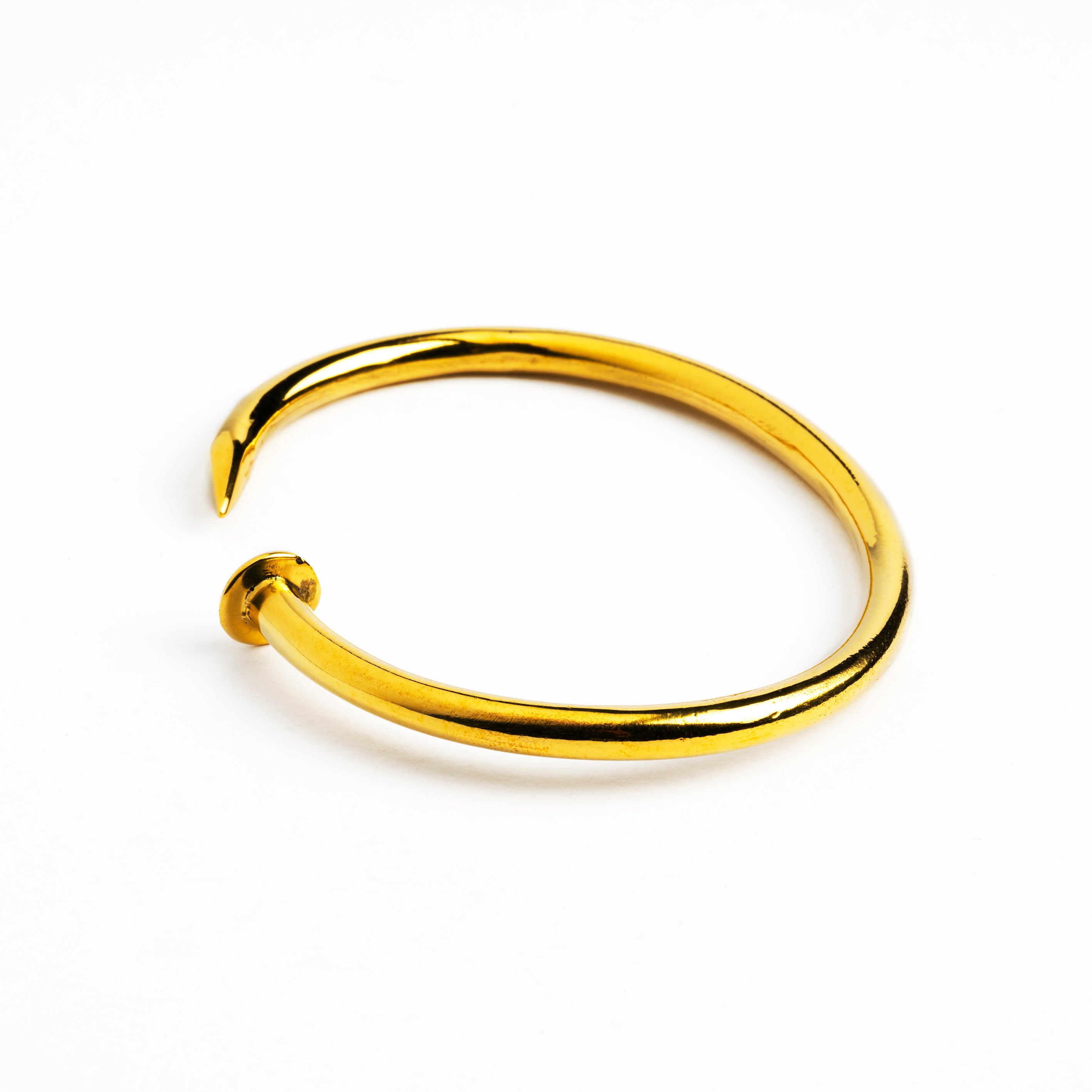 Golden Nail Bracelet