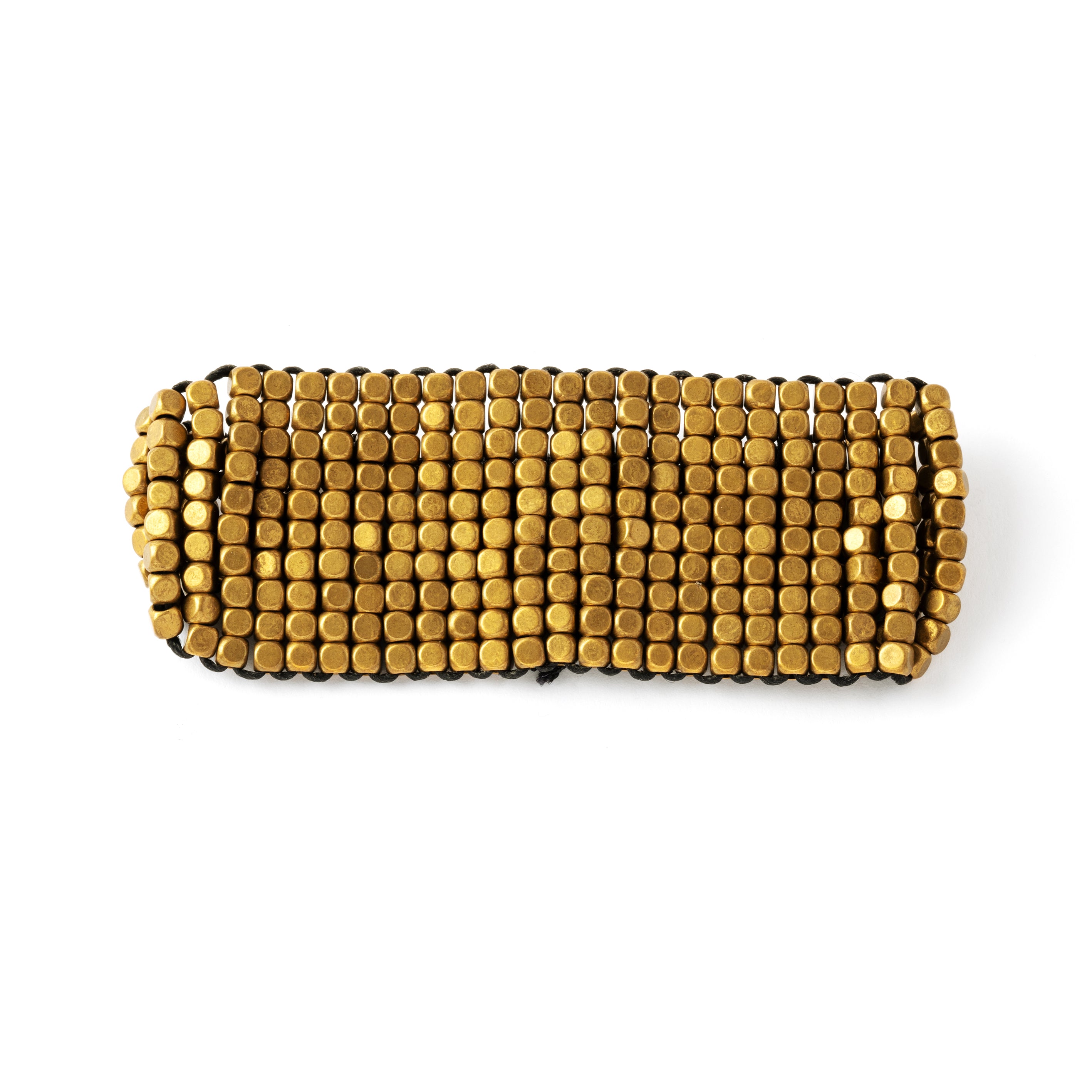 Golden beaded bracelet