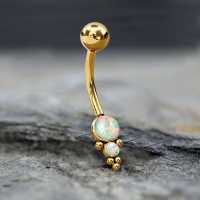 Opals Hira Golden Belly Piercing