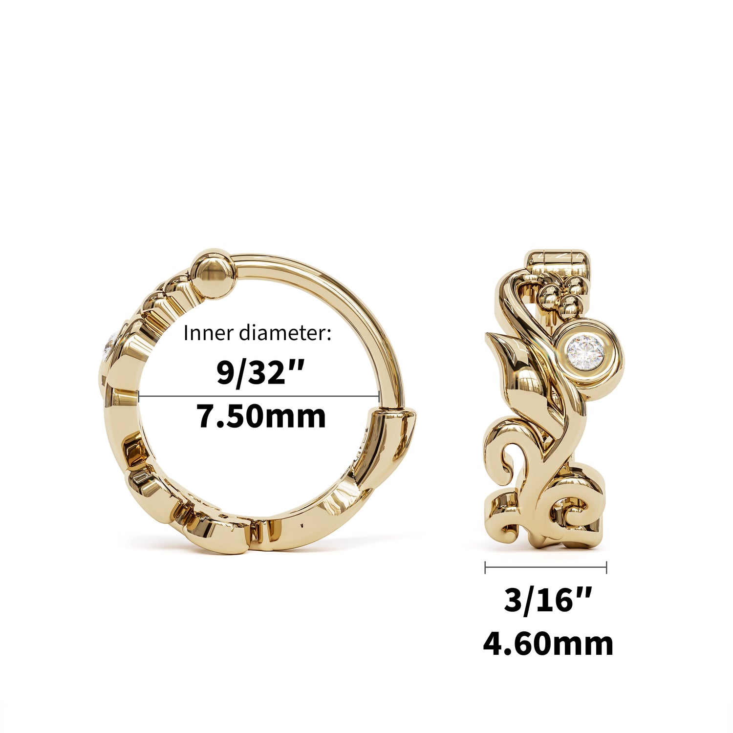 Etai Helix Clicker Ring