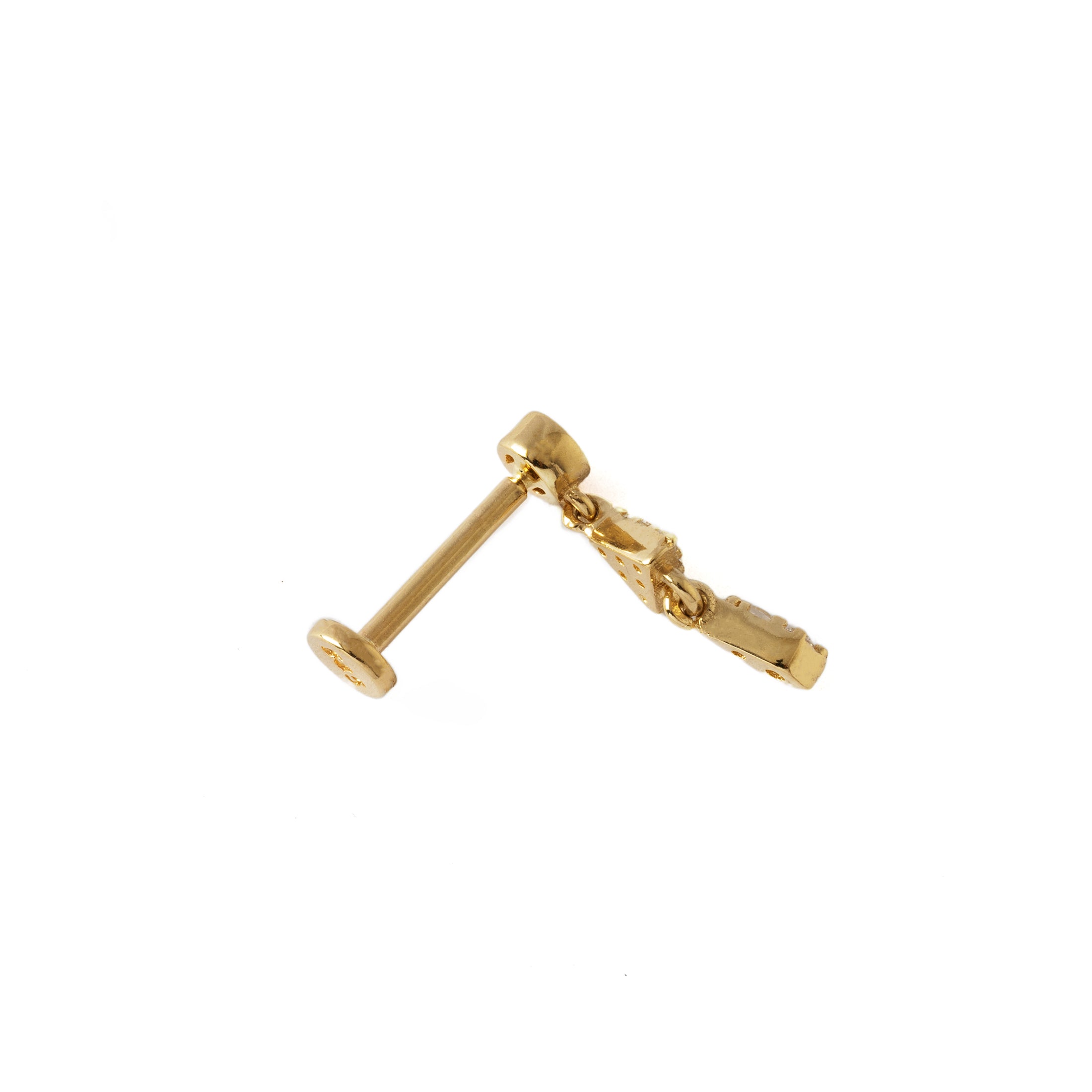 Gold Diamond Bell Labret | Diamond Bell Labret | Tribu